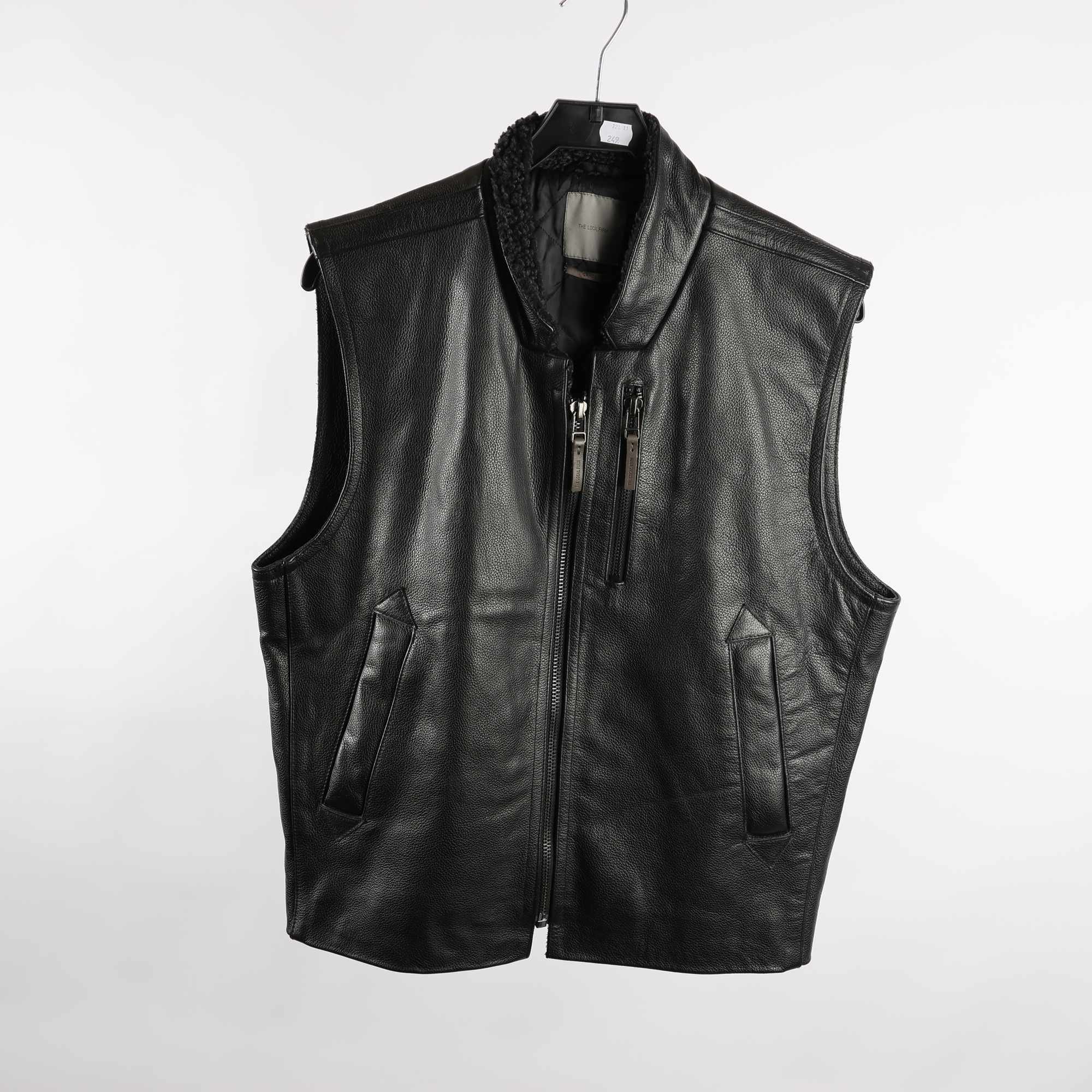Skinnväst, The Local Firm, svart, stl. L