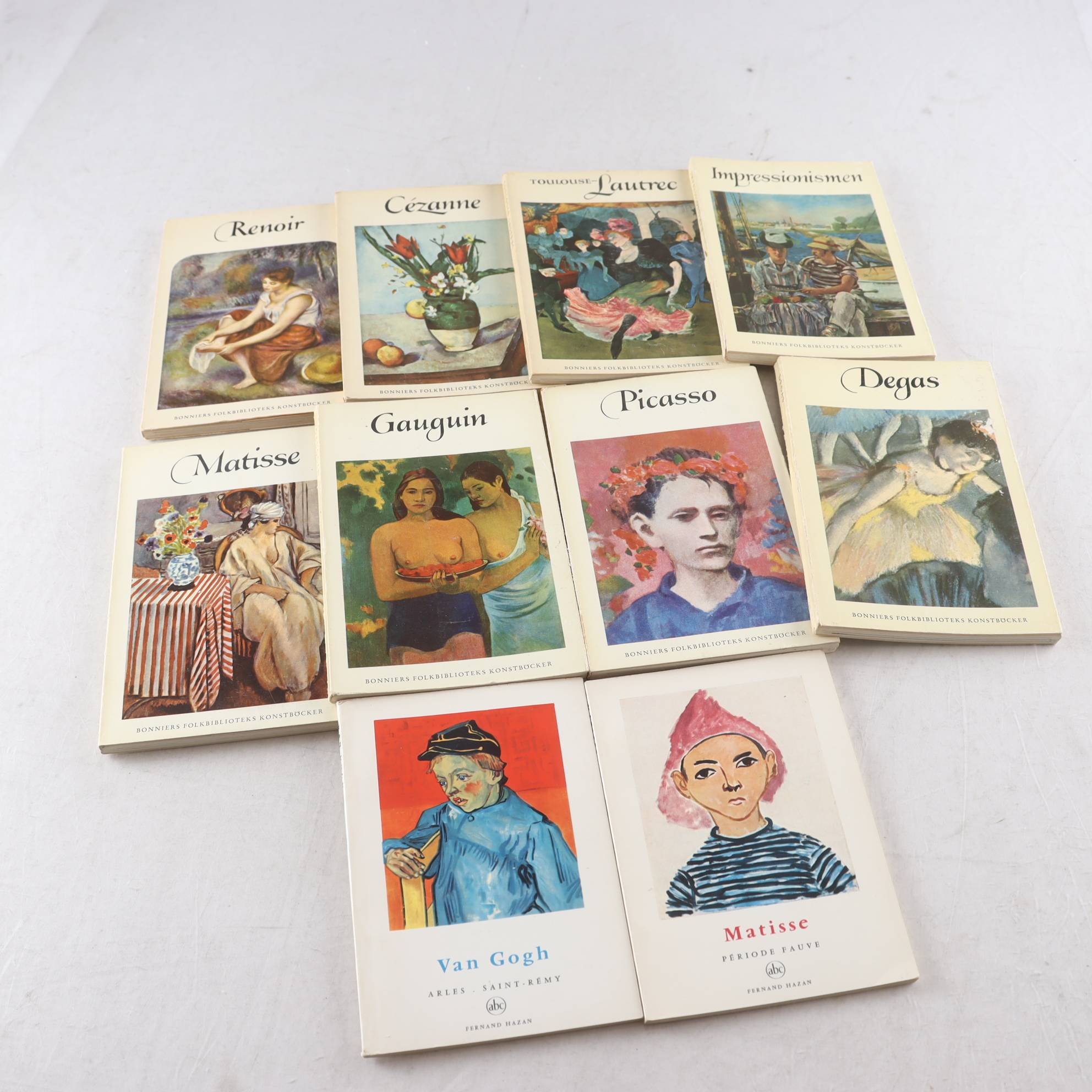 Bokpaket Konstböcker, minipocket, 10 st.