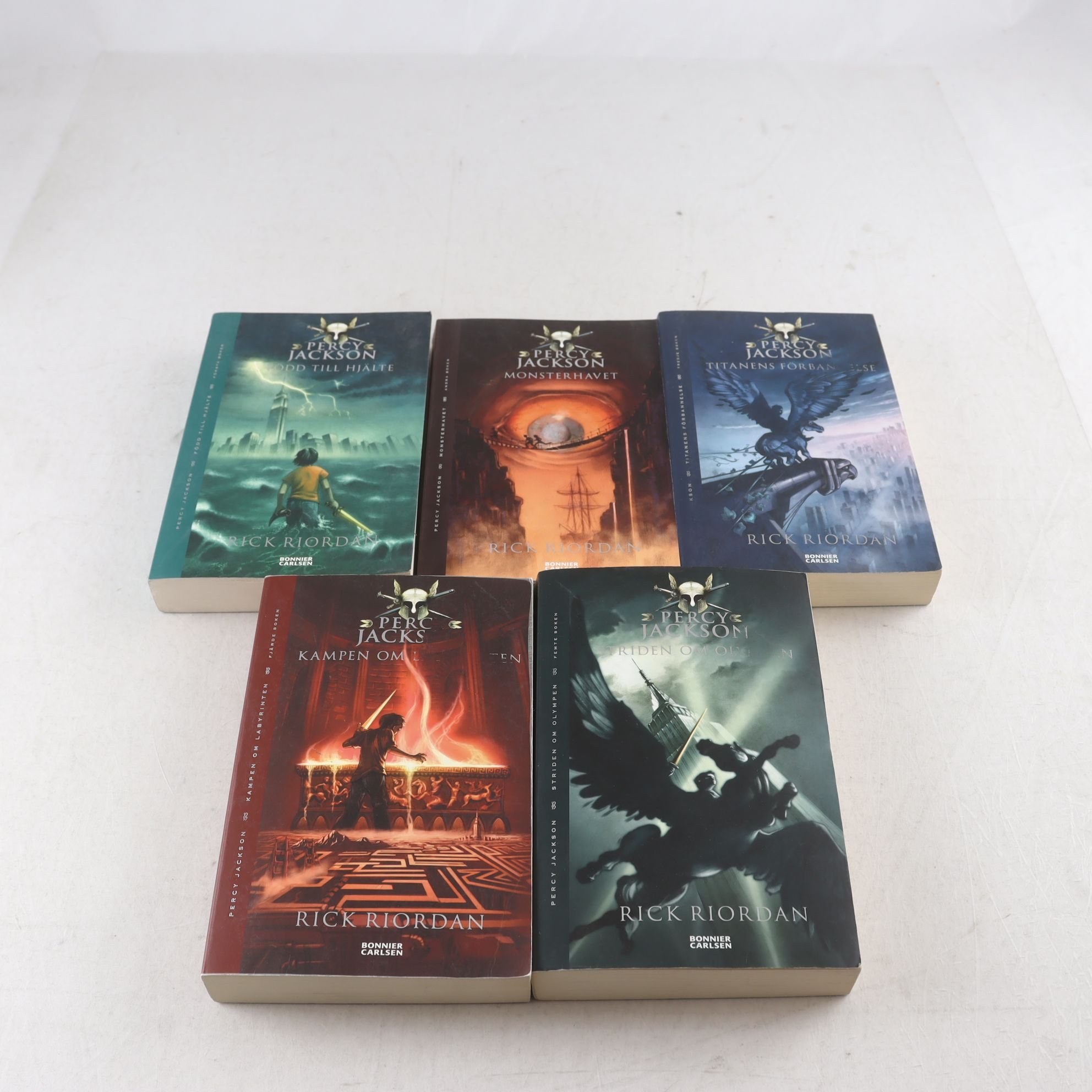 Rick Riordan, Percy Jackson, Del 1-5