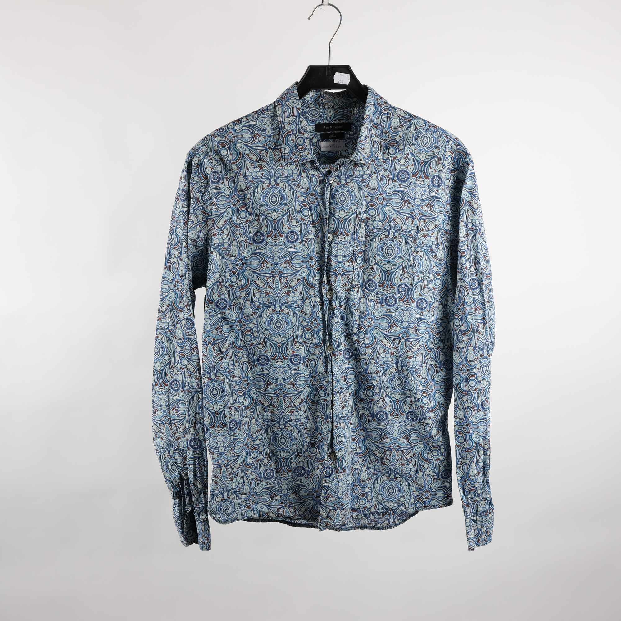 Skjorta, Paul & Friends, blå, mönstrad, stl. XL