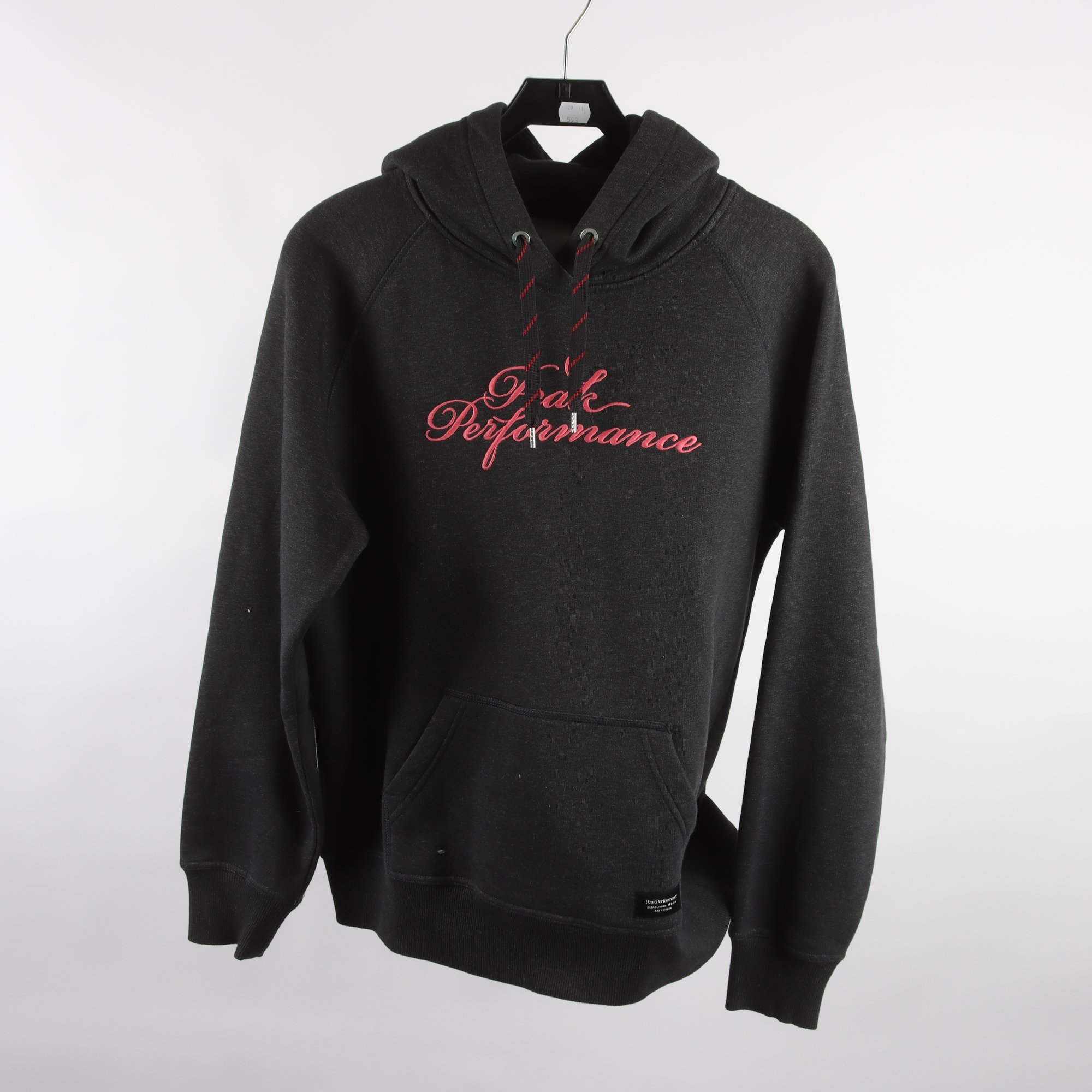 Hoodie, Peak Performance, grå, stl. XL.