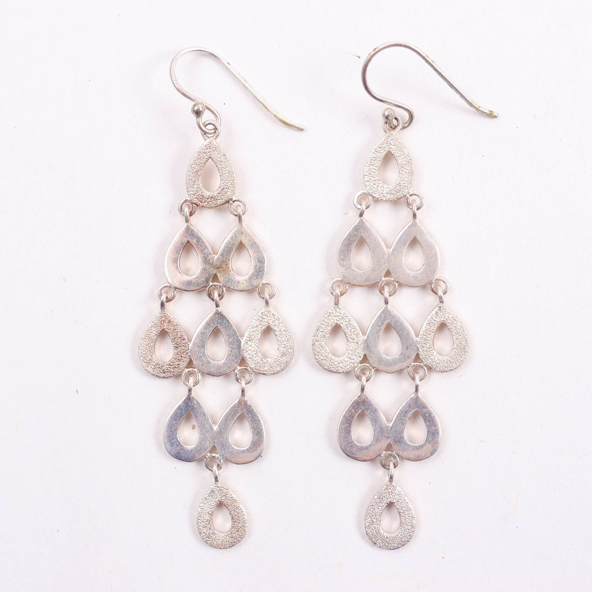 Örhängen, silver, vikt: 8.2g