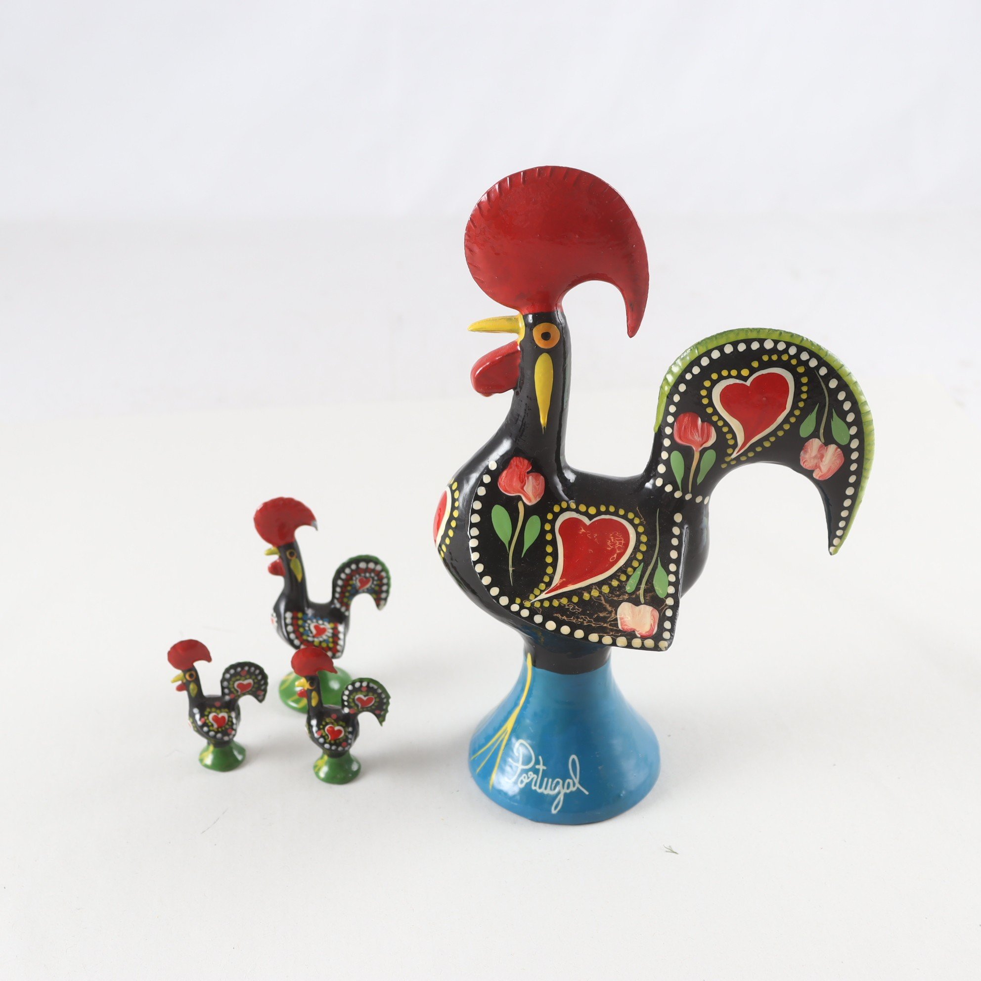 Tuppar, ”Lyckotupp”, Portugal, 4 st. Samfraktas ej