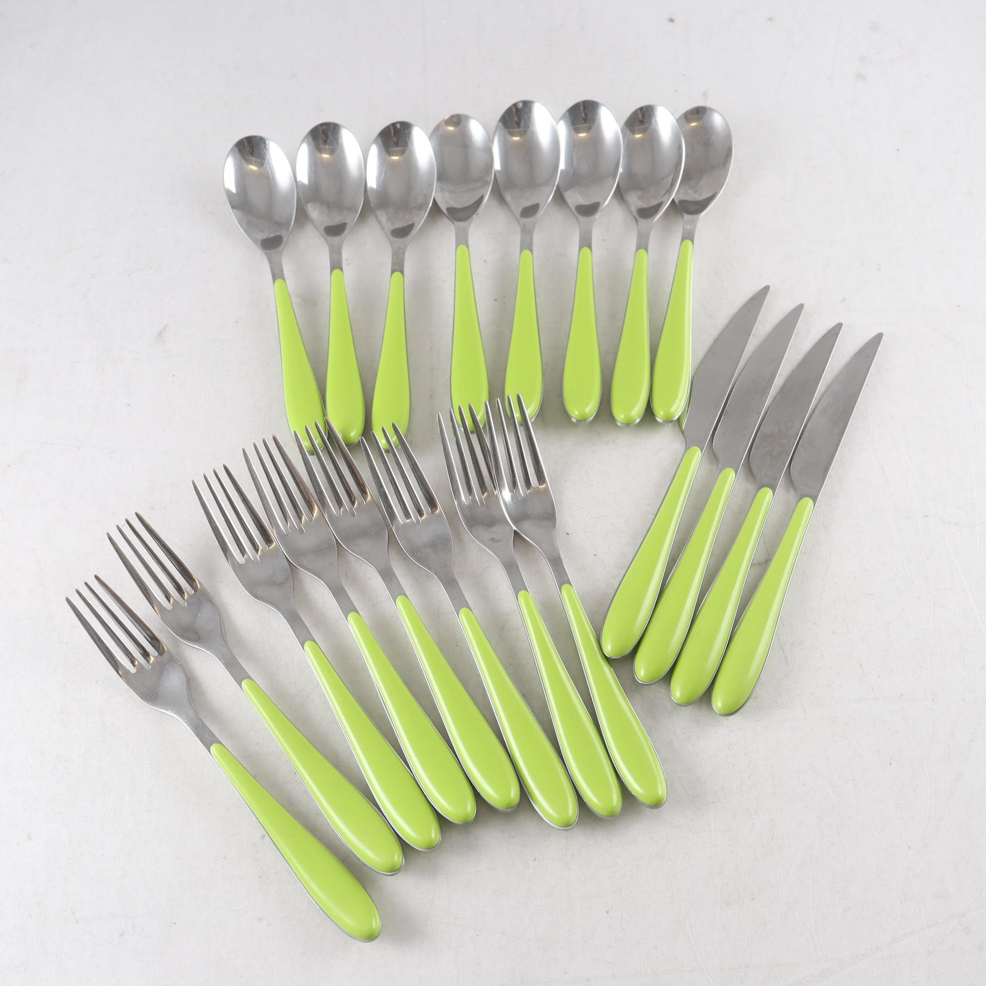 Matbestick, Bugatti, ”Gioia”, grön, 20 del.