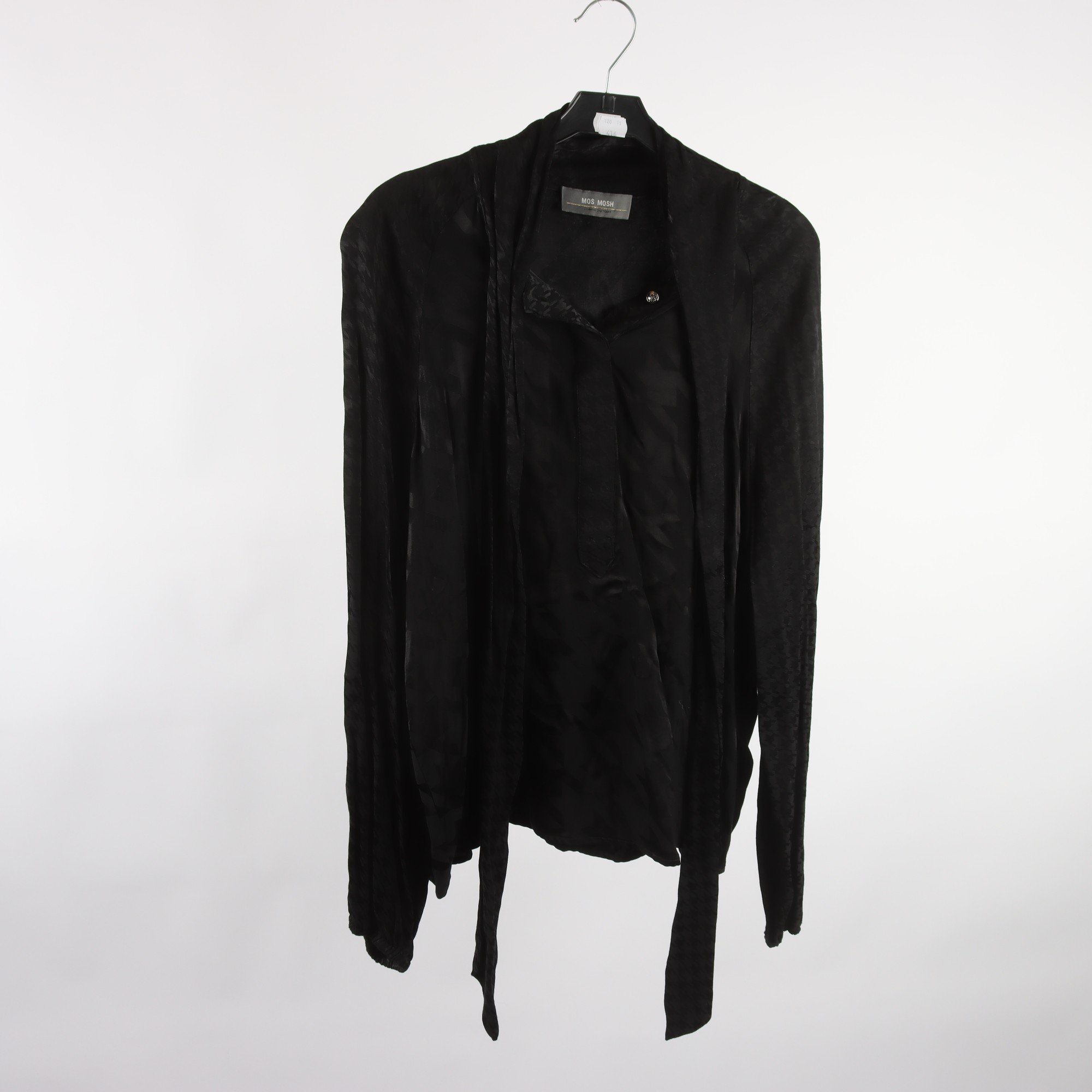 Knytblus, Mos Mosh, svart, stl. L.