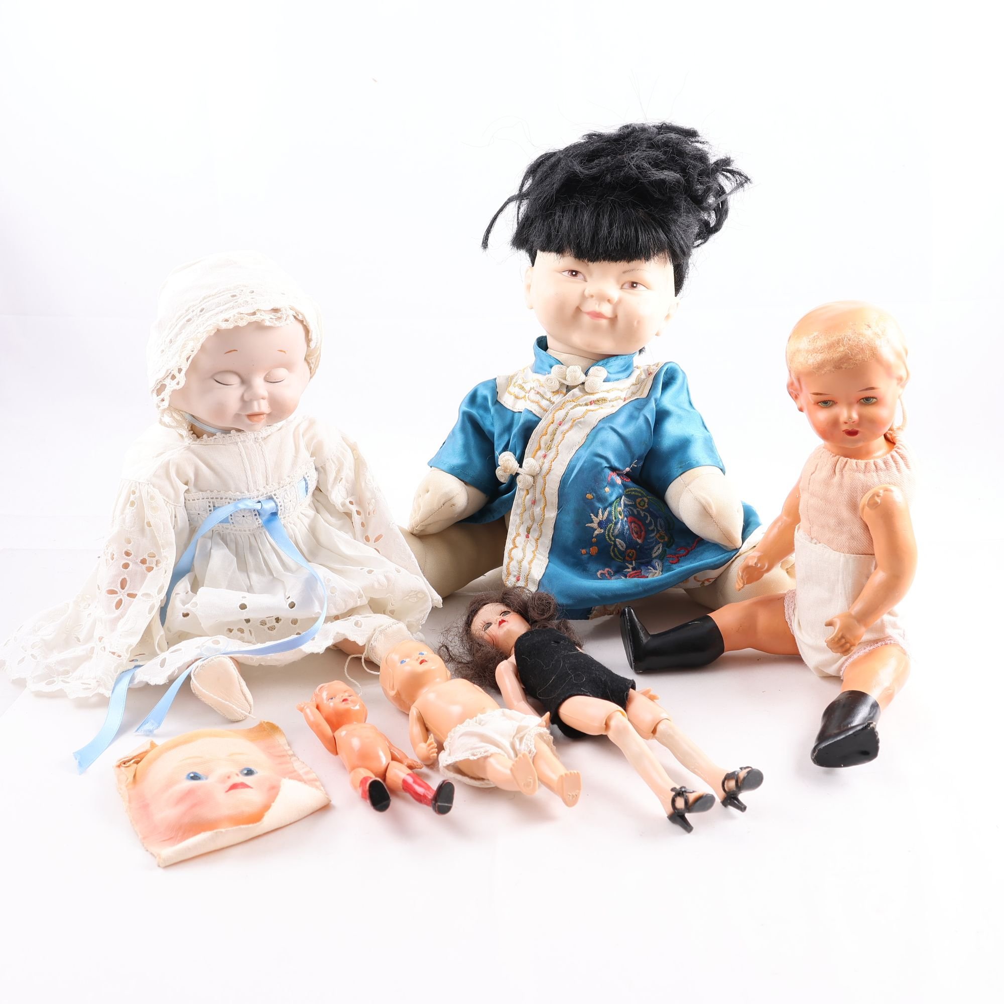 Dockor, Retro dockor, blandat, fr 50-80 talet.