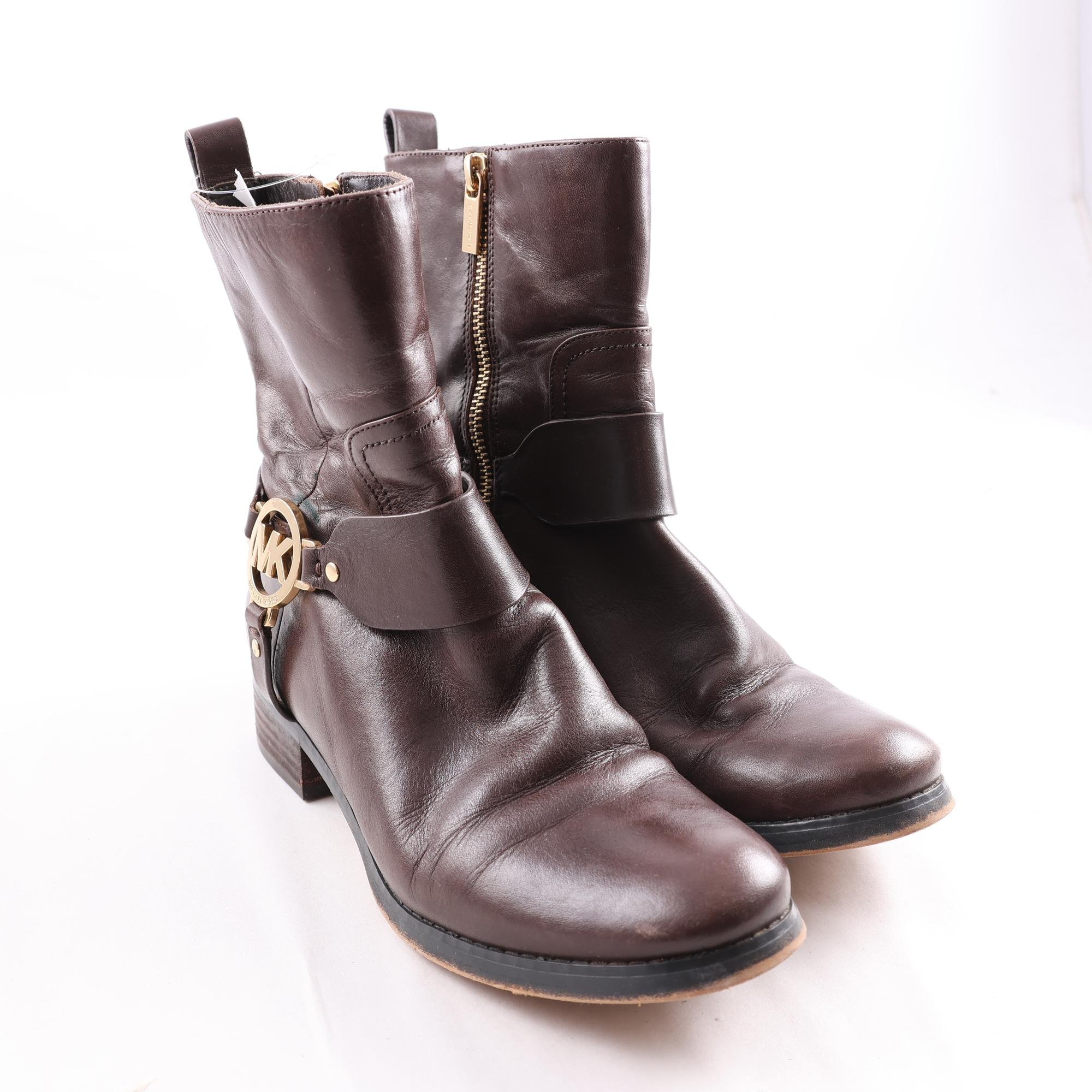 Boots, Michael Kors, läder, stl. 36