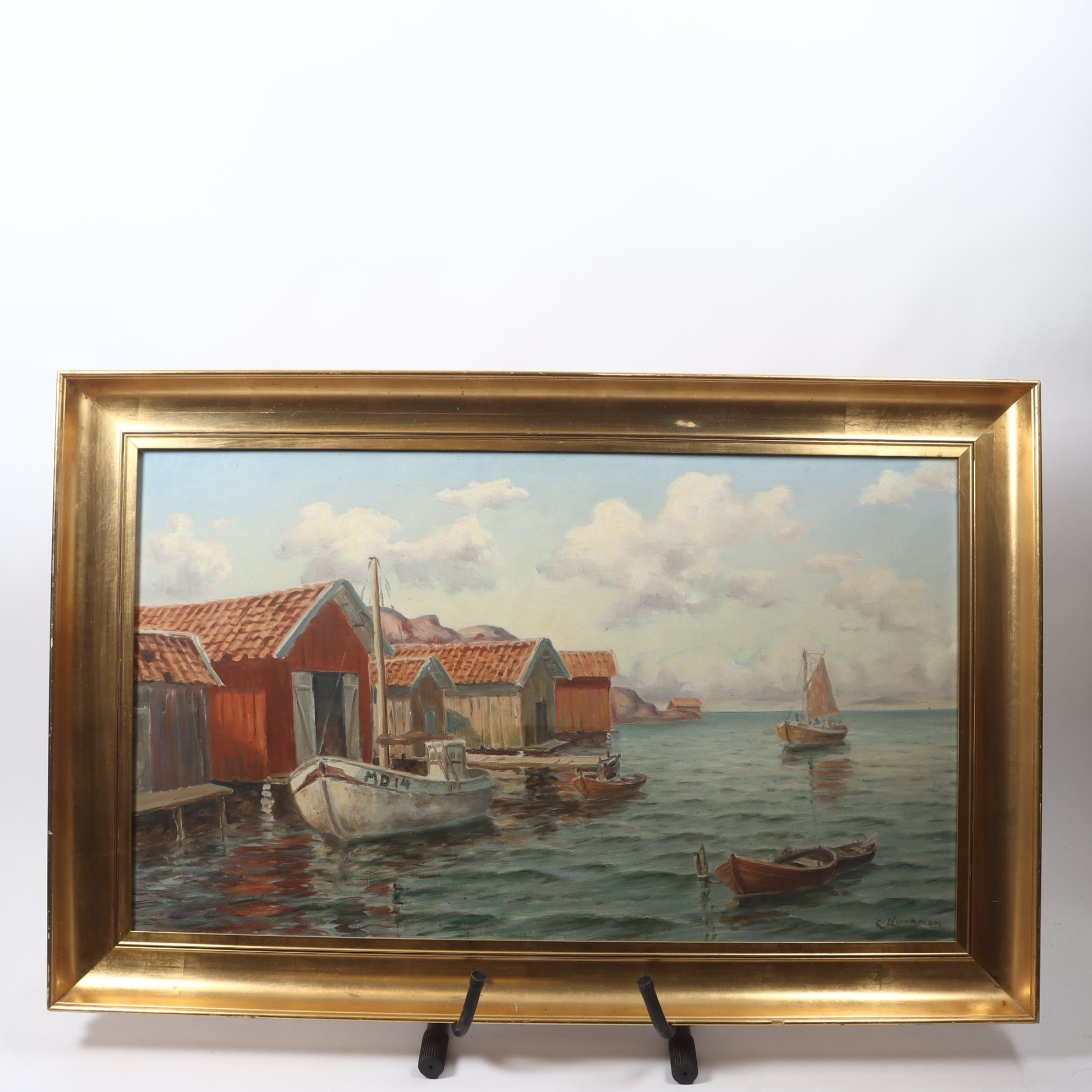 Olja på duk, Carl Ljungman (1869-1942), sign. Endast avhämtning