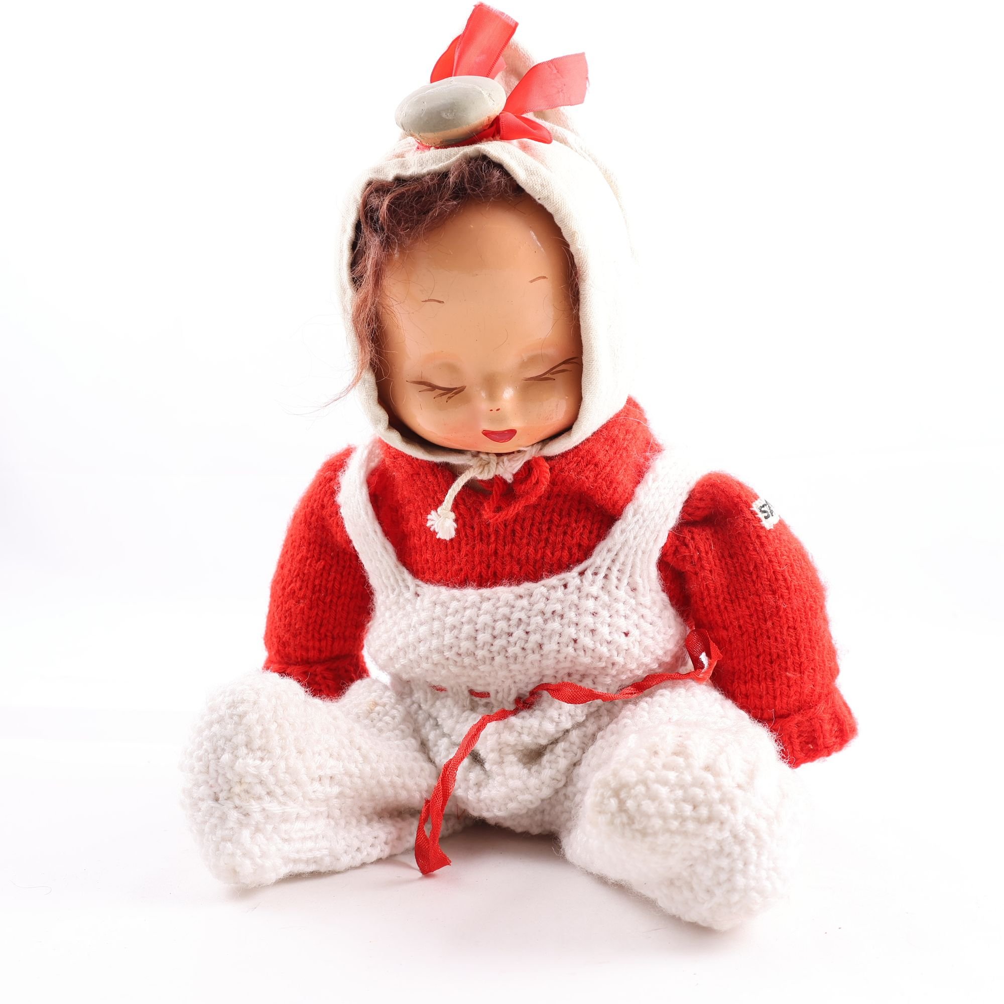 Docka, Trucly docka, fr 50 talet, med tre ansikten vridbar.