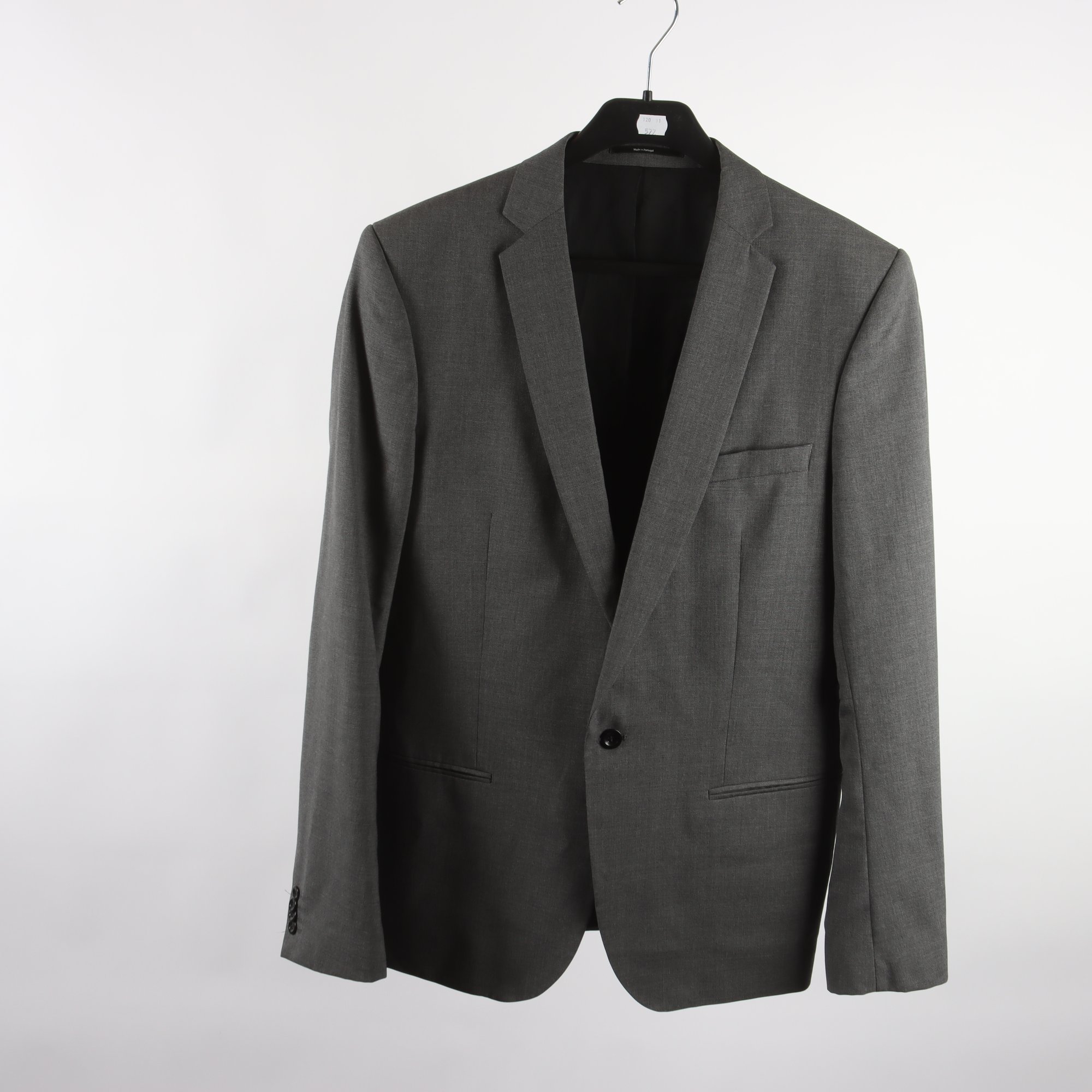 Kavaj, Filippa K, grå, 100% ull, stl. 52.