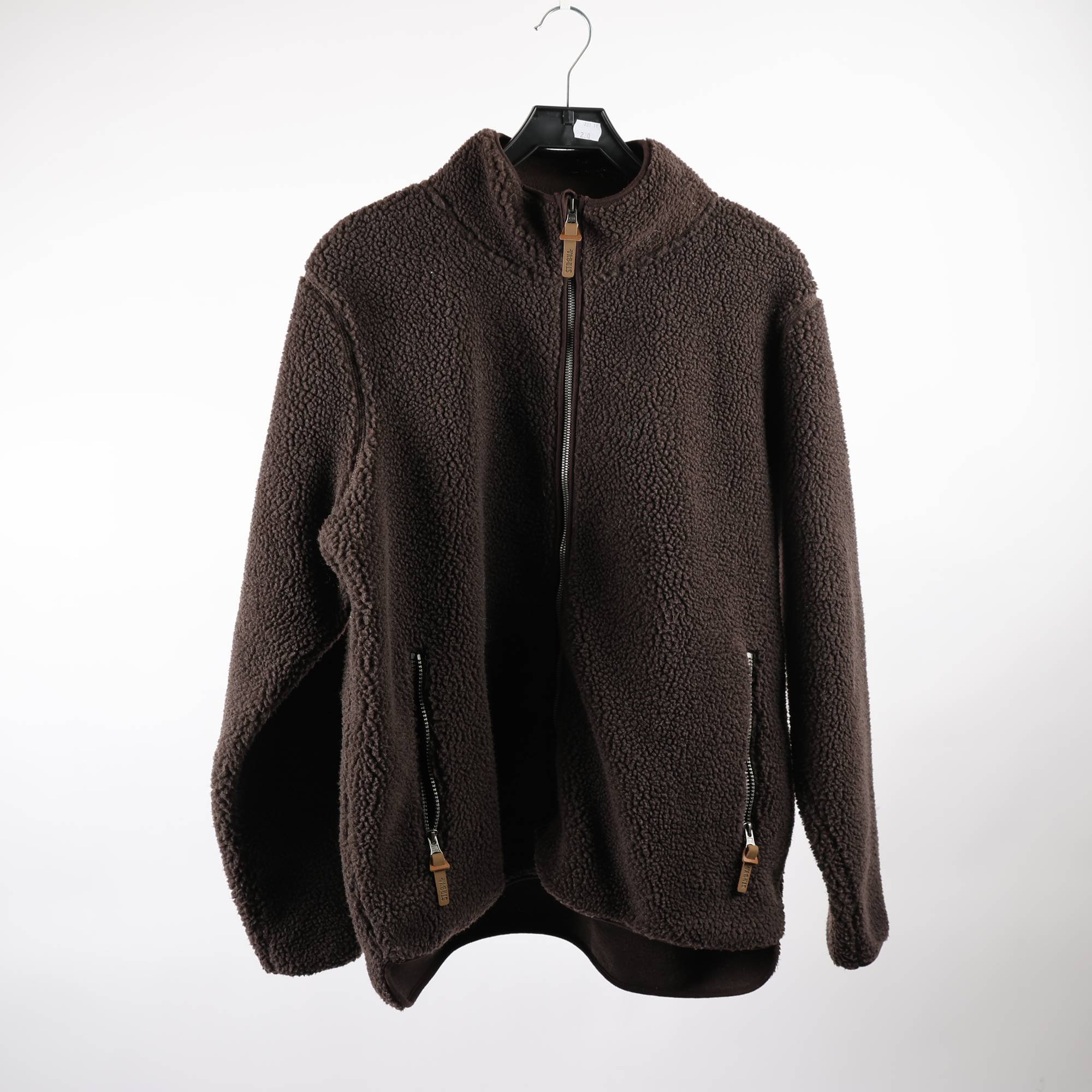 Teddy/fleecejacka, Ströva, brun, stl. XL