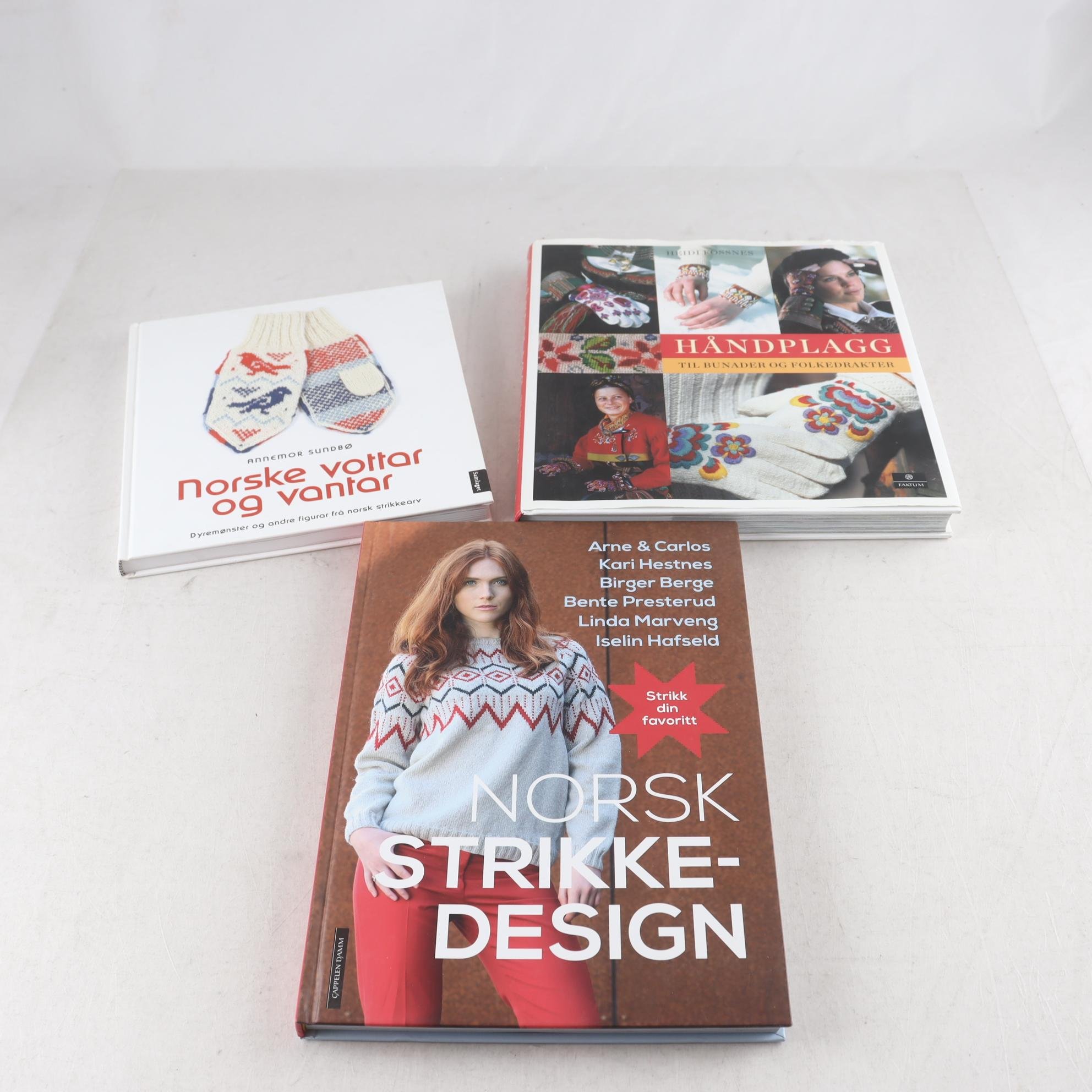Norska stickböcker, paket med 3 volymer