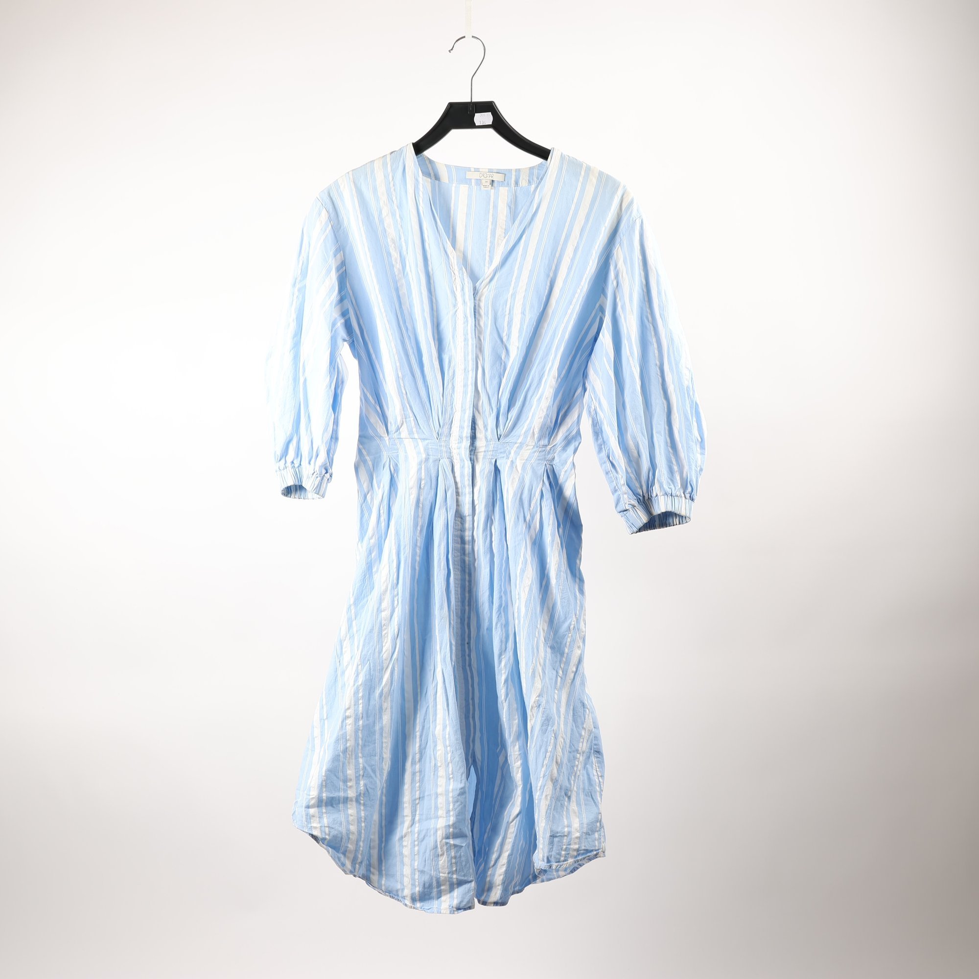 Klänning, Dagmar, blå, vit, stl. 34