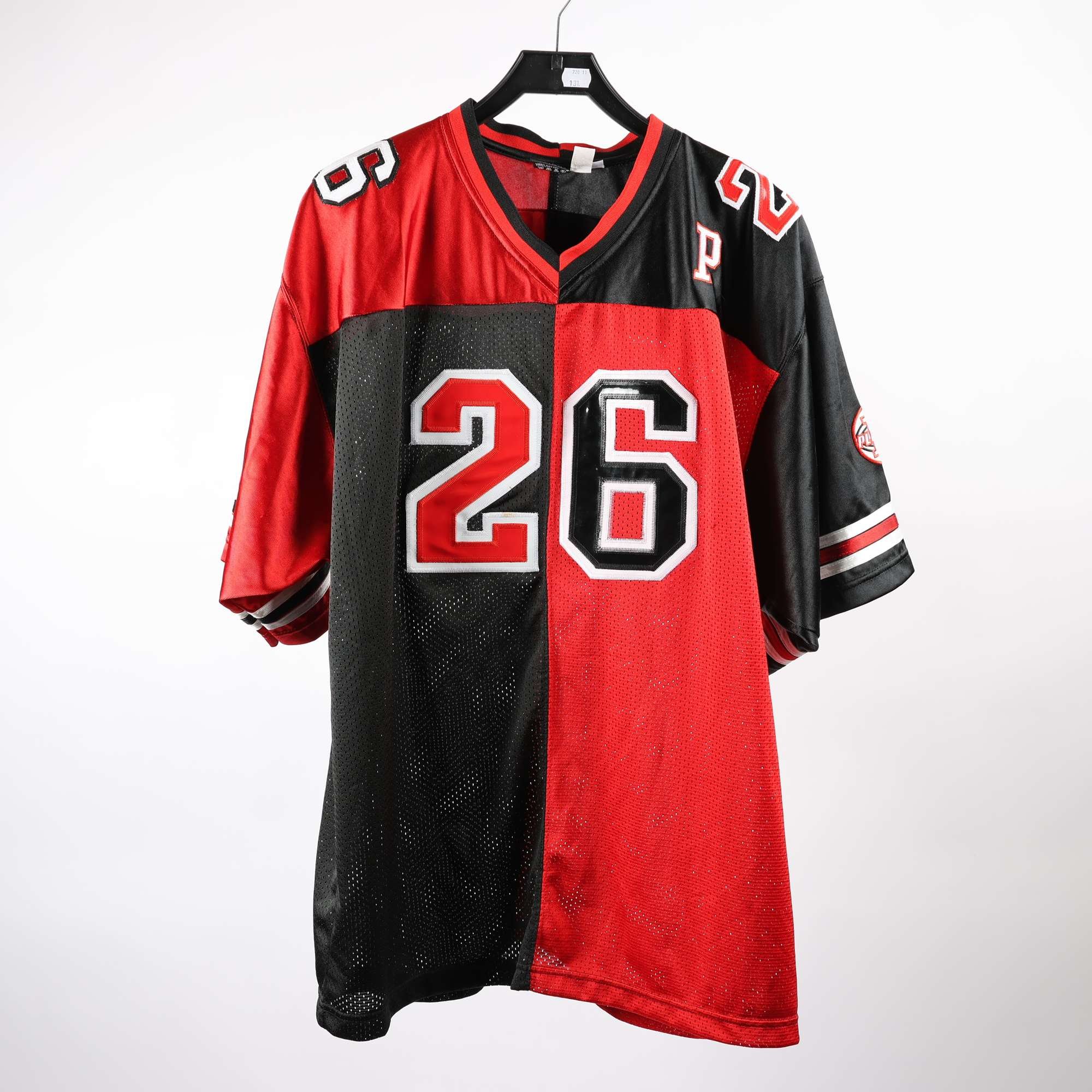 Sporttröja, New York, röd, svart, stl. XL