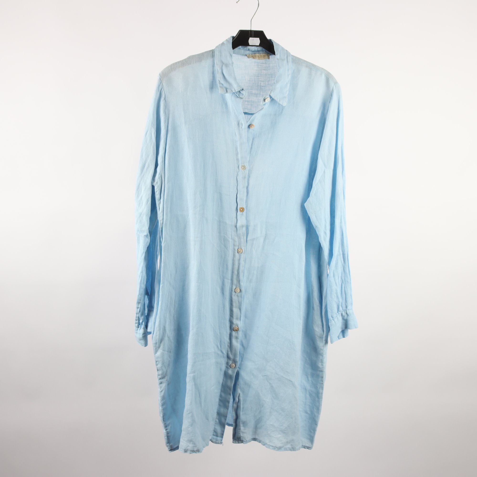 Klänning, Stank, ljusblå, 100% lin, stl. ca. S/M.