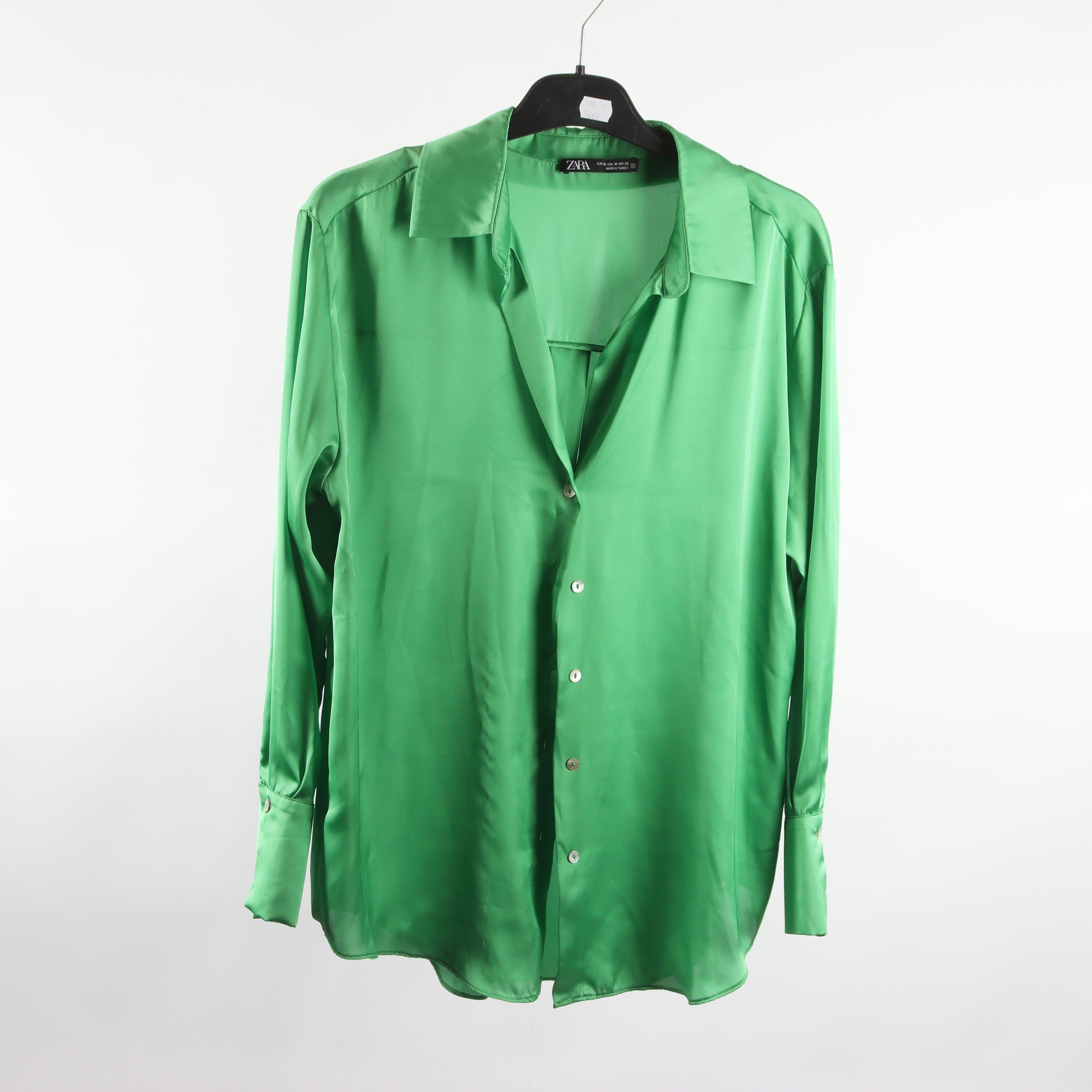 Blus, Zara, grön, stl. M.