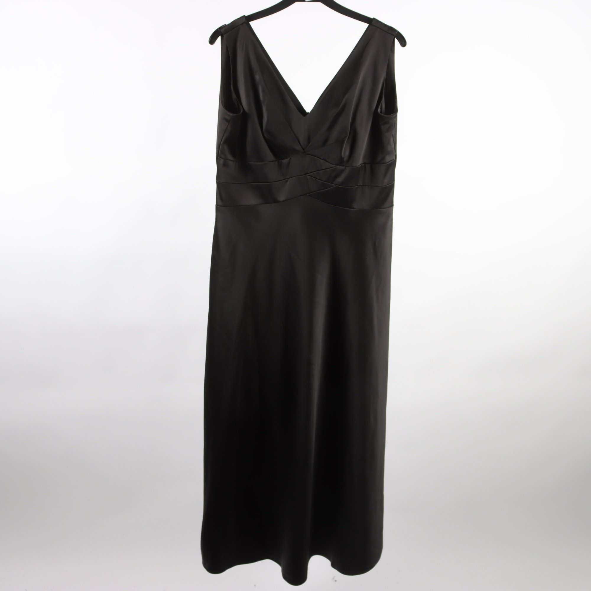 Klänning, Laura Ashley, svart, stl. 40.