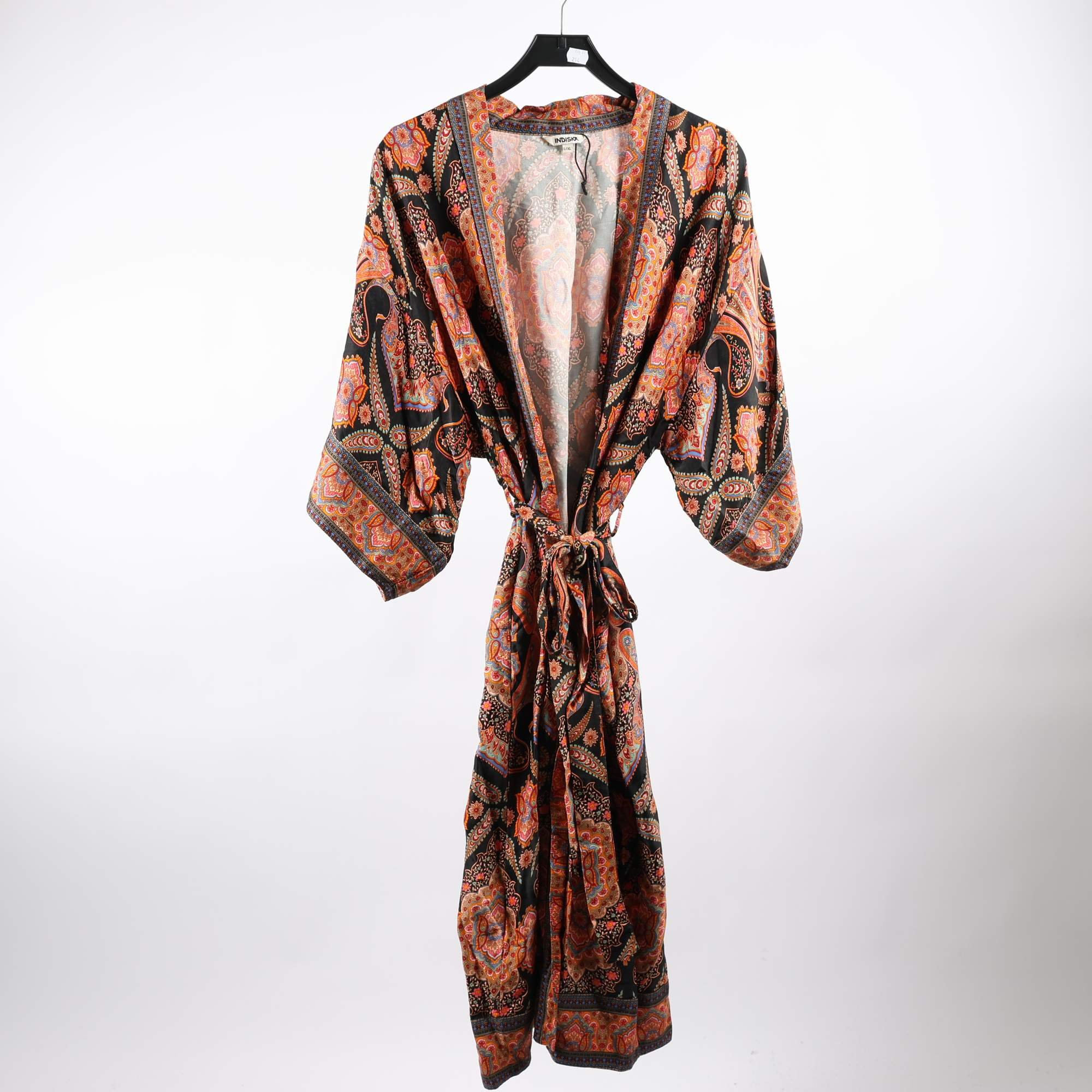 Kimono/kaftan, Indiska, mönstrad, stl. L/XL