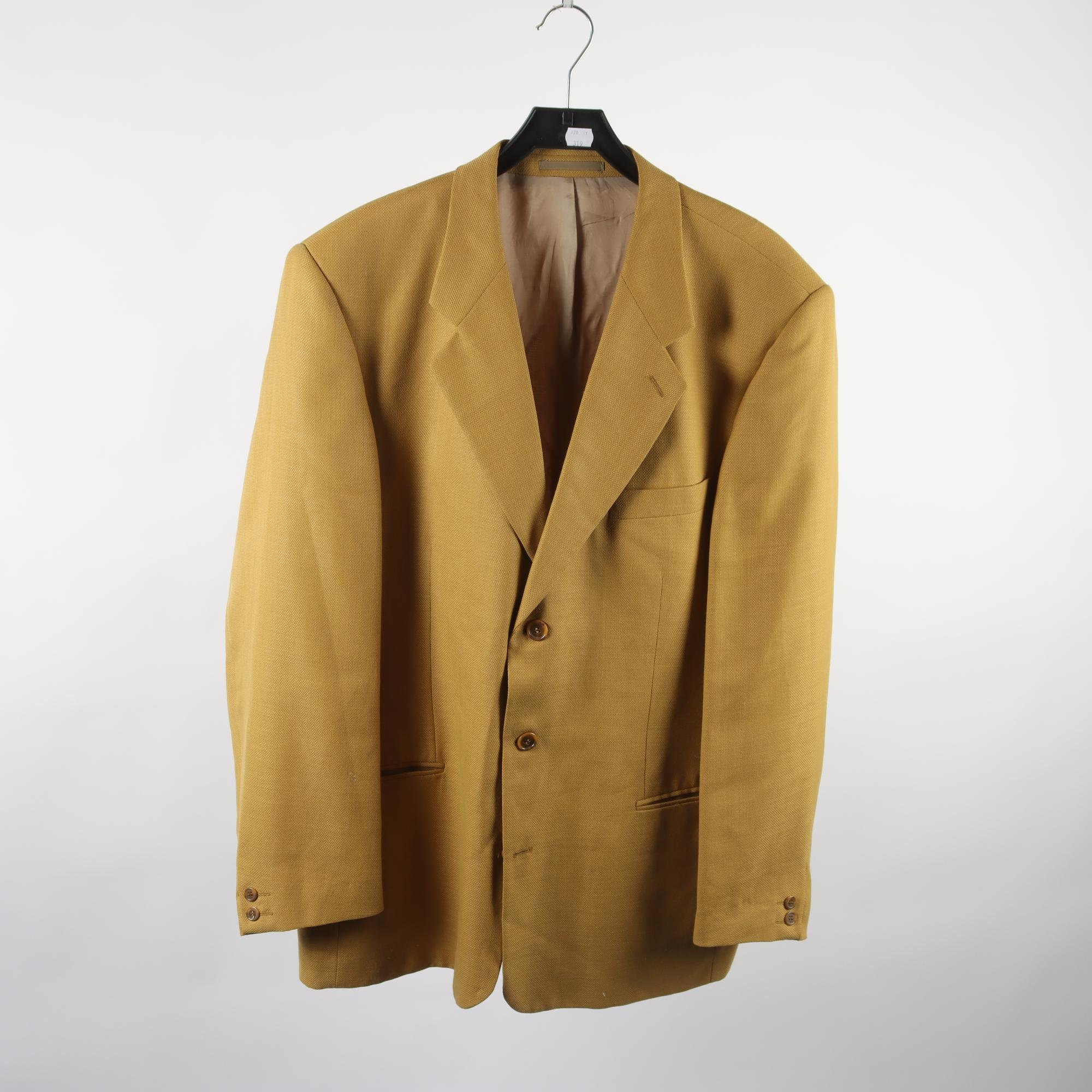 Kavaj, Lloyds, senapsgul, ullmix, stl. 54.