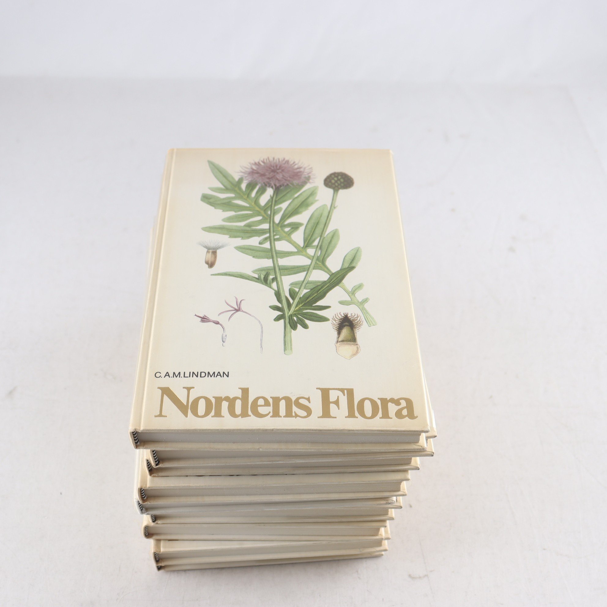 C.A.M. Lindman, Nordens flora, Vol. 1-10. Samfraktas ej.