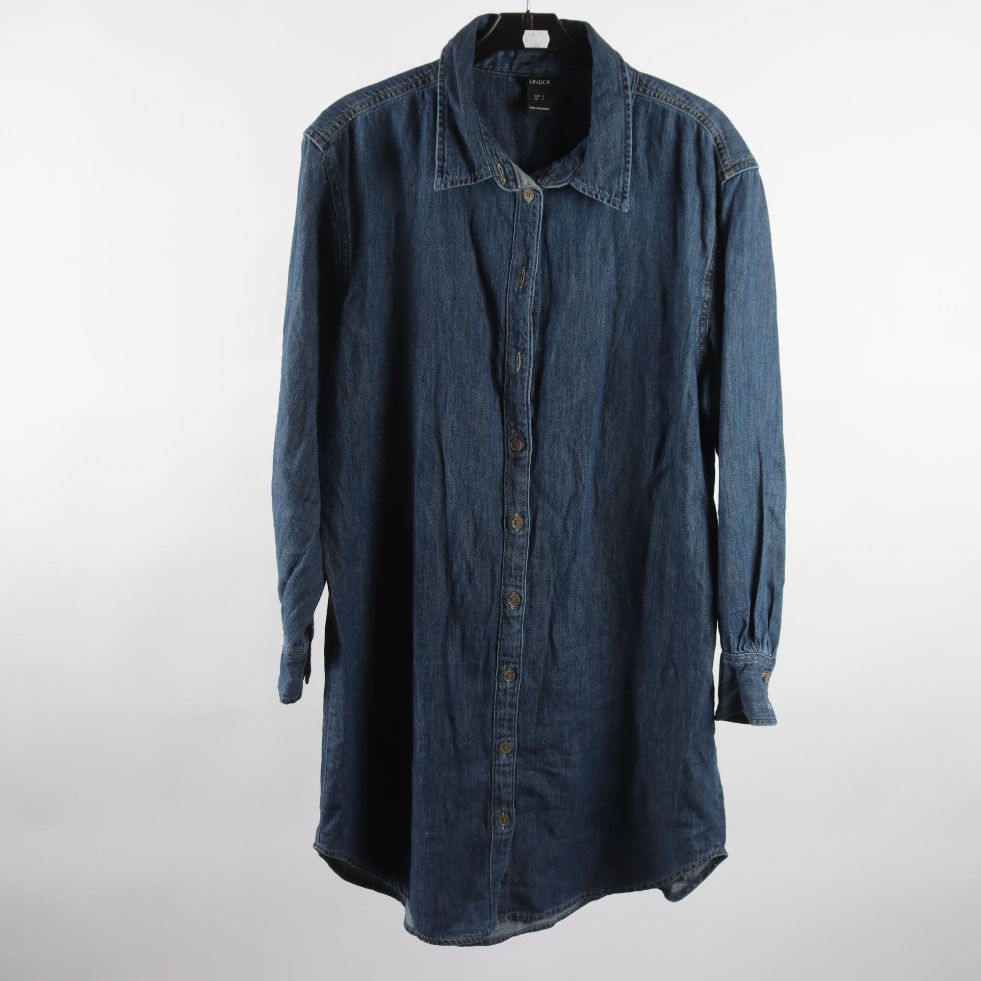Jeansklänning, Lindex, blå, stl. S.