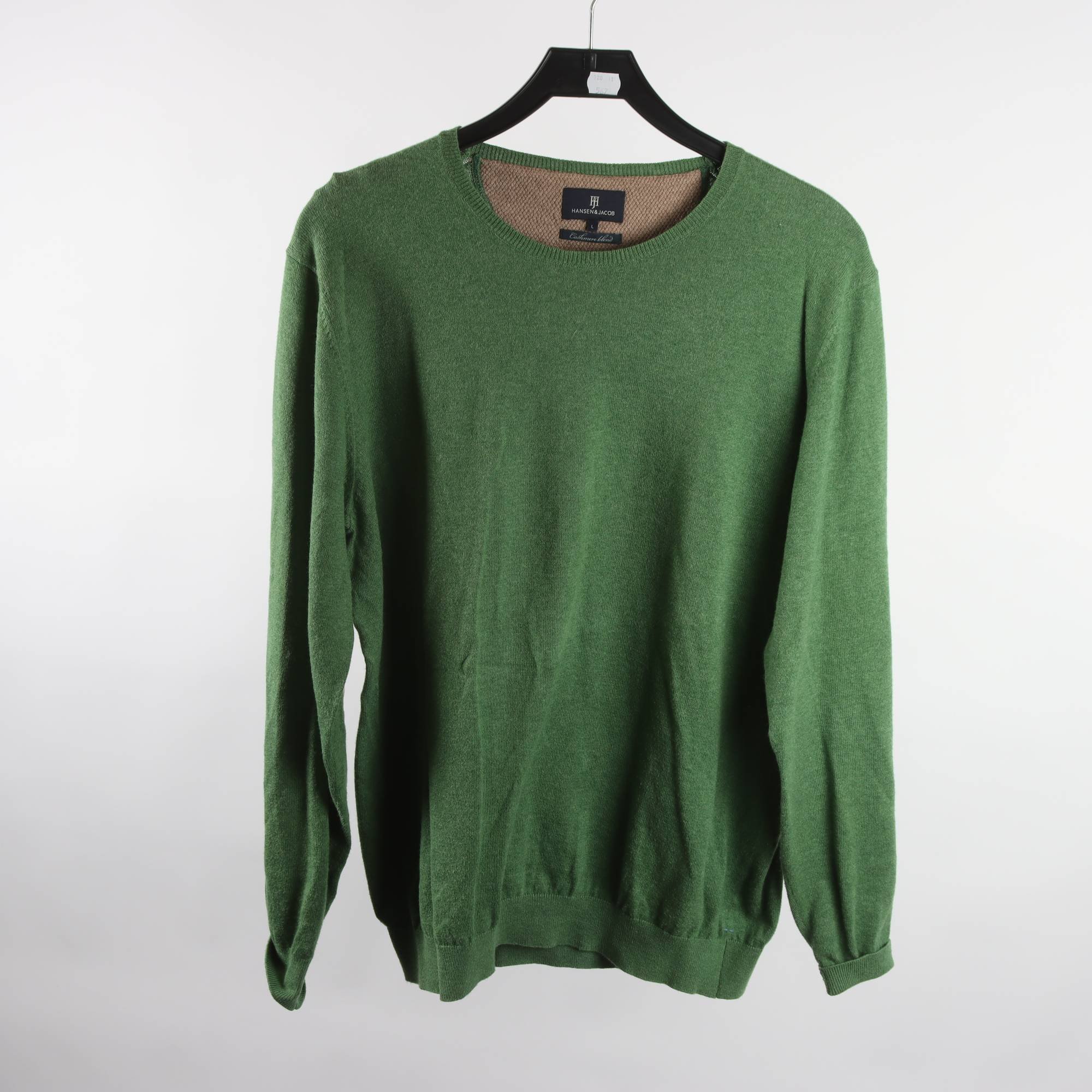 Tröja, Hansen & Jacob, grön, stl. L.