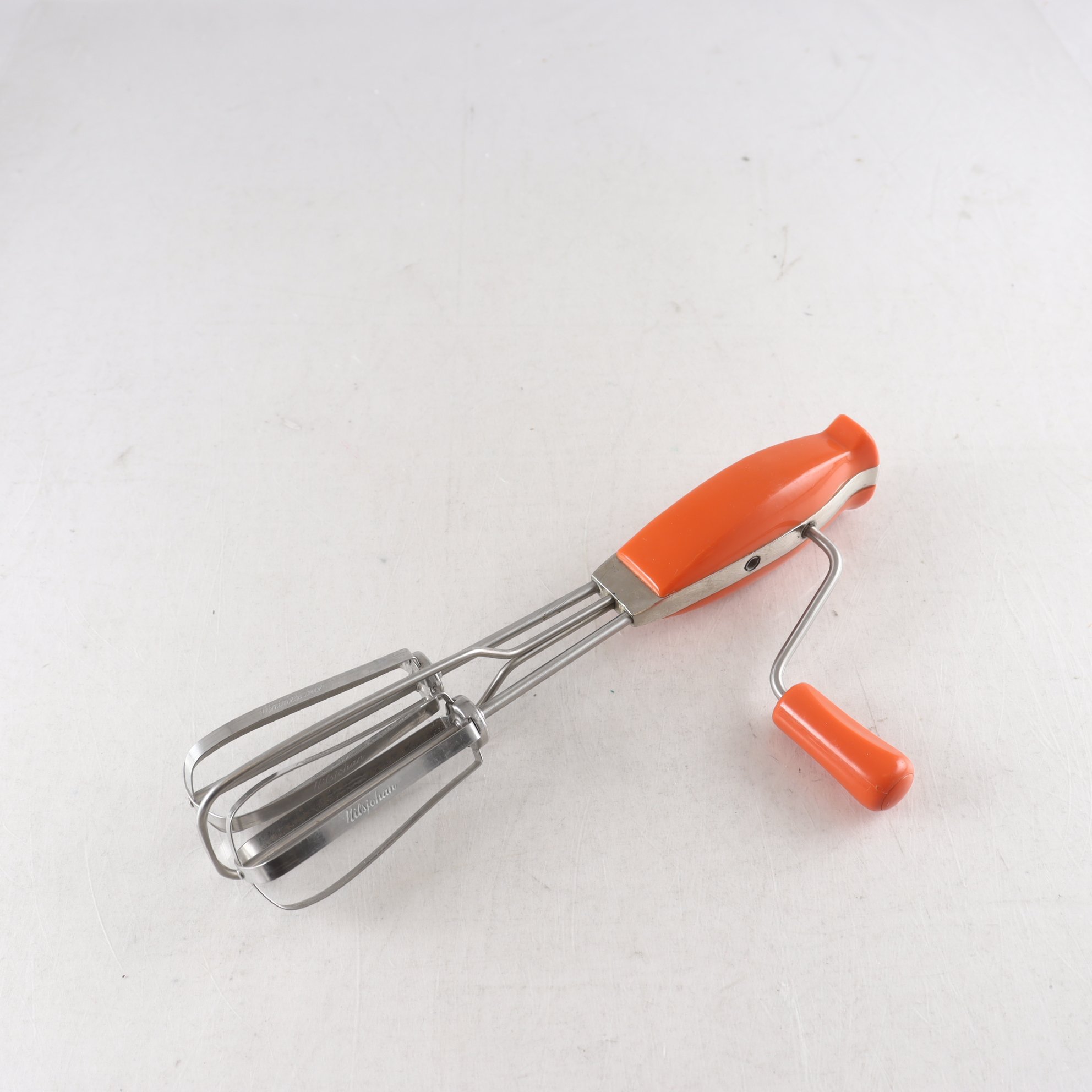 Handvisp, NilsJohan, Sweden, ”Nya Cyklon”, orange.