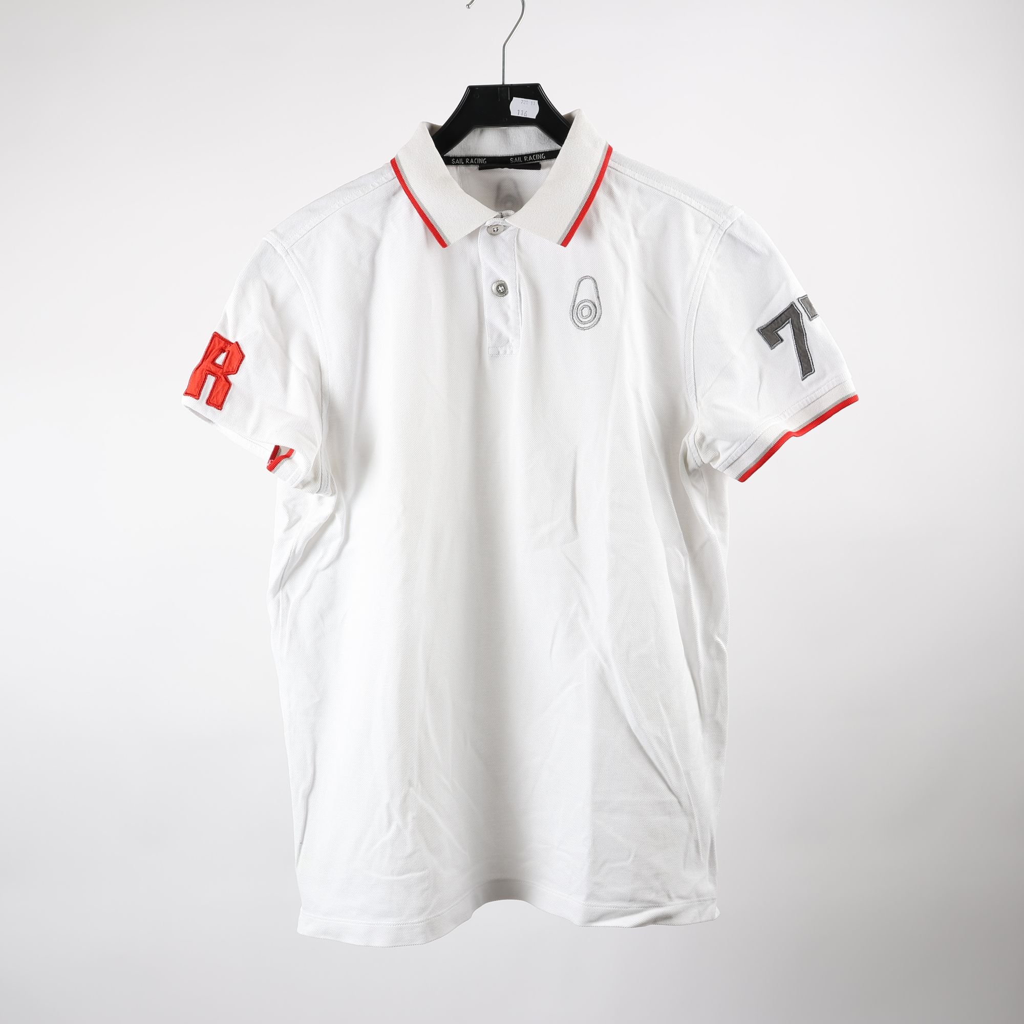 Pikètröja, Sail Racing, vit, stl. L
