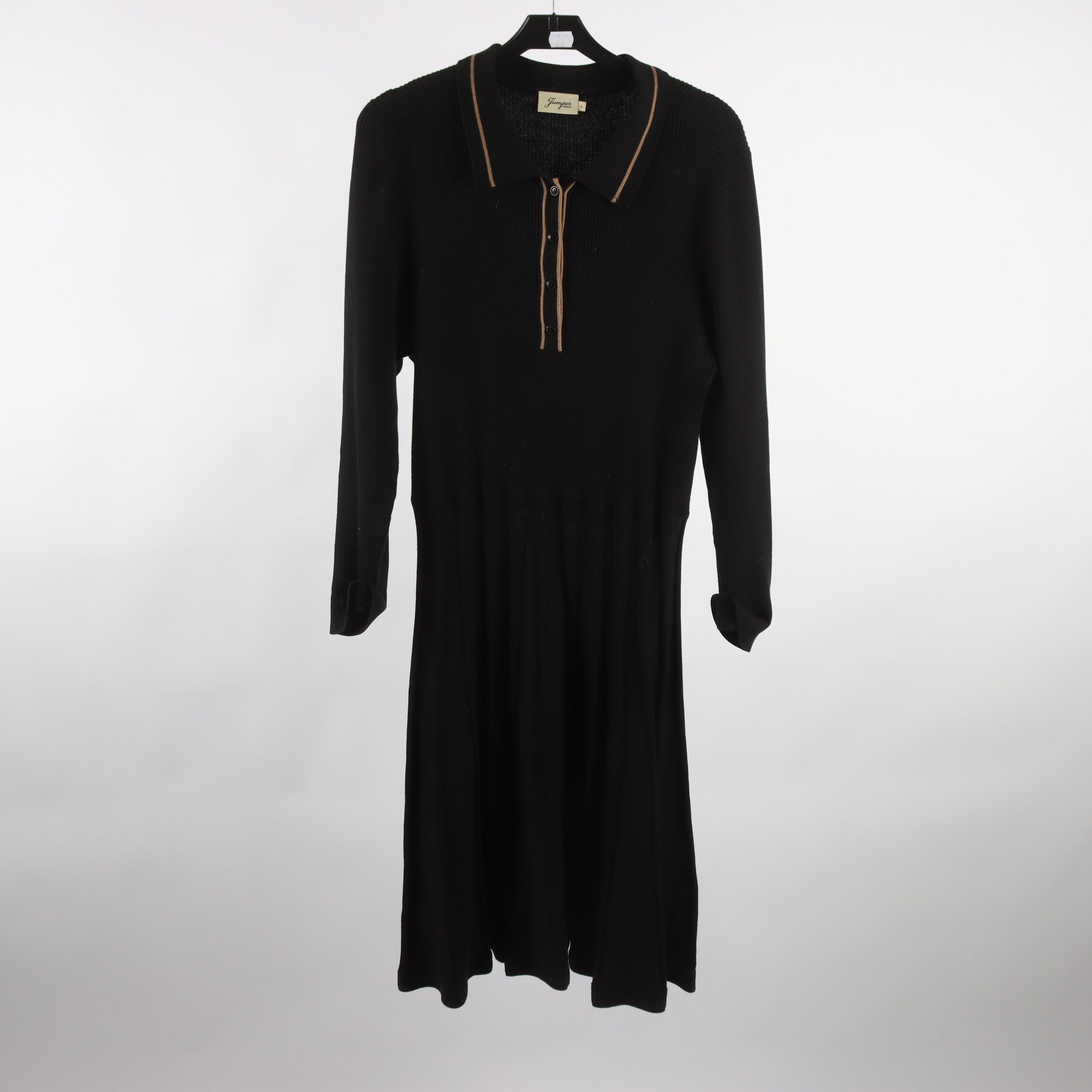 Klänning, Jumperfabriken, svart, stl. L.