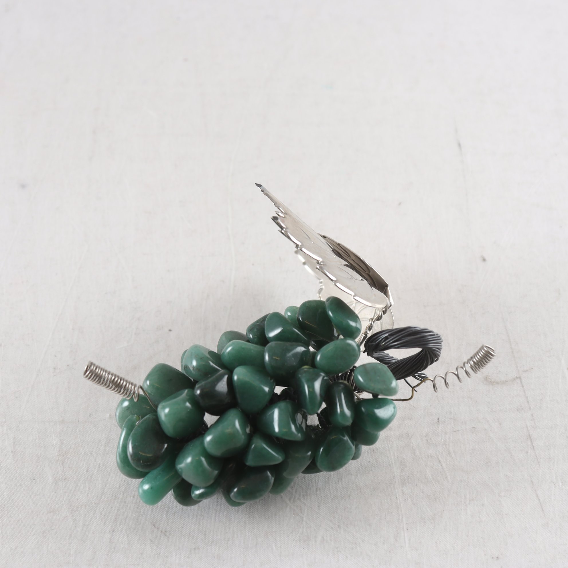 Druvklase, metall & aventurinkvarts, 1900-tal