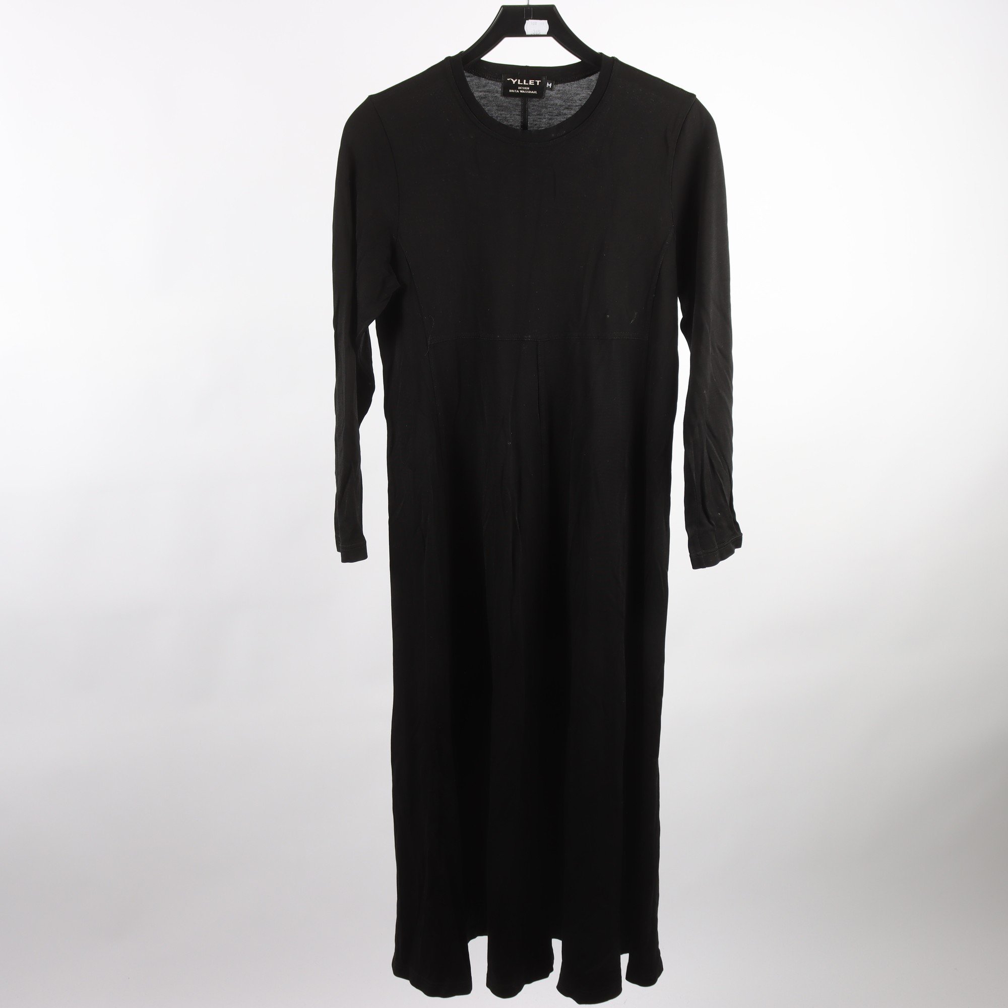 Klänning, Yllet, svart, stl. M.