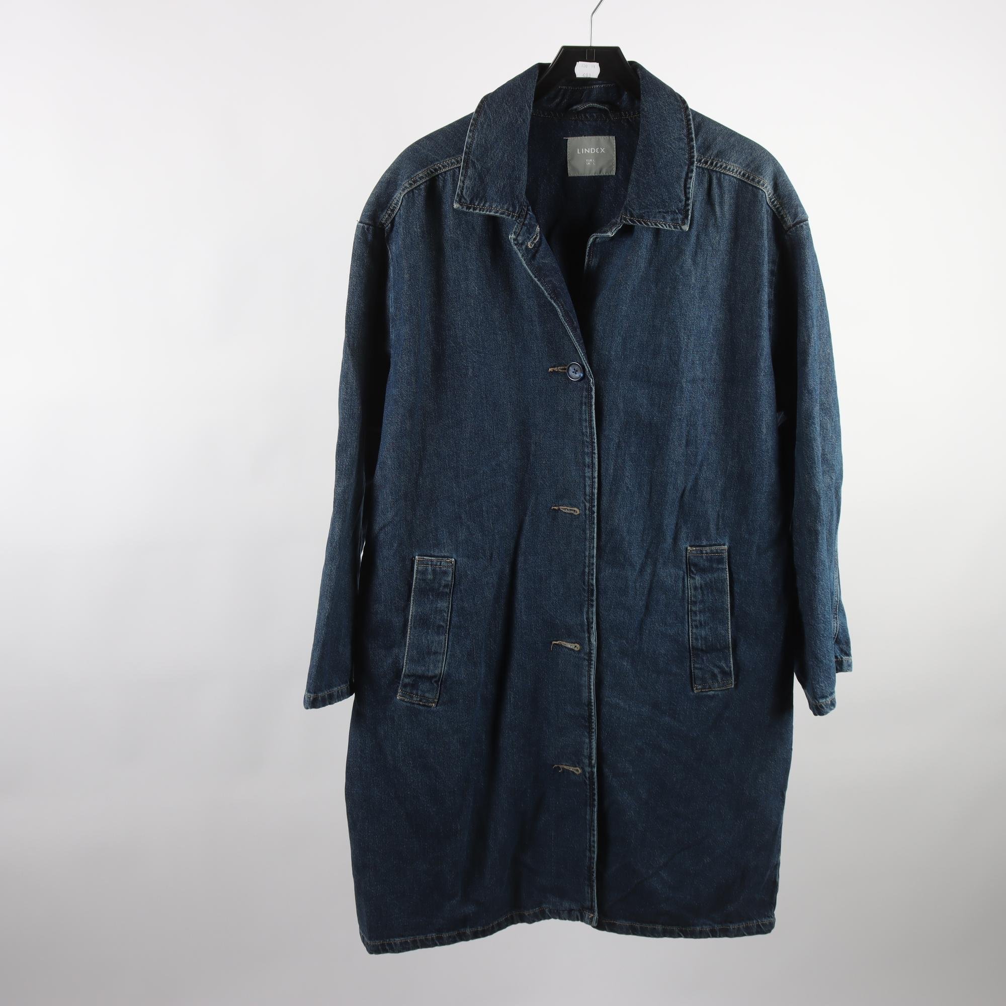 Jeanskappa, Lindex, blå, stl. L.