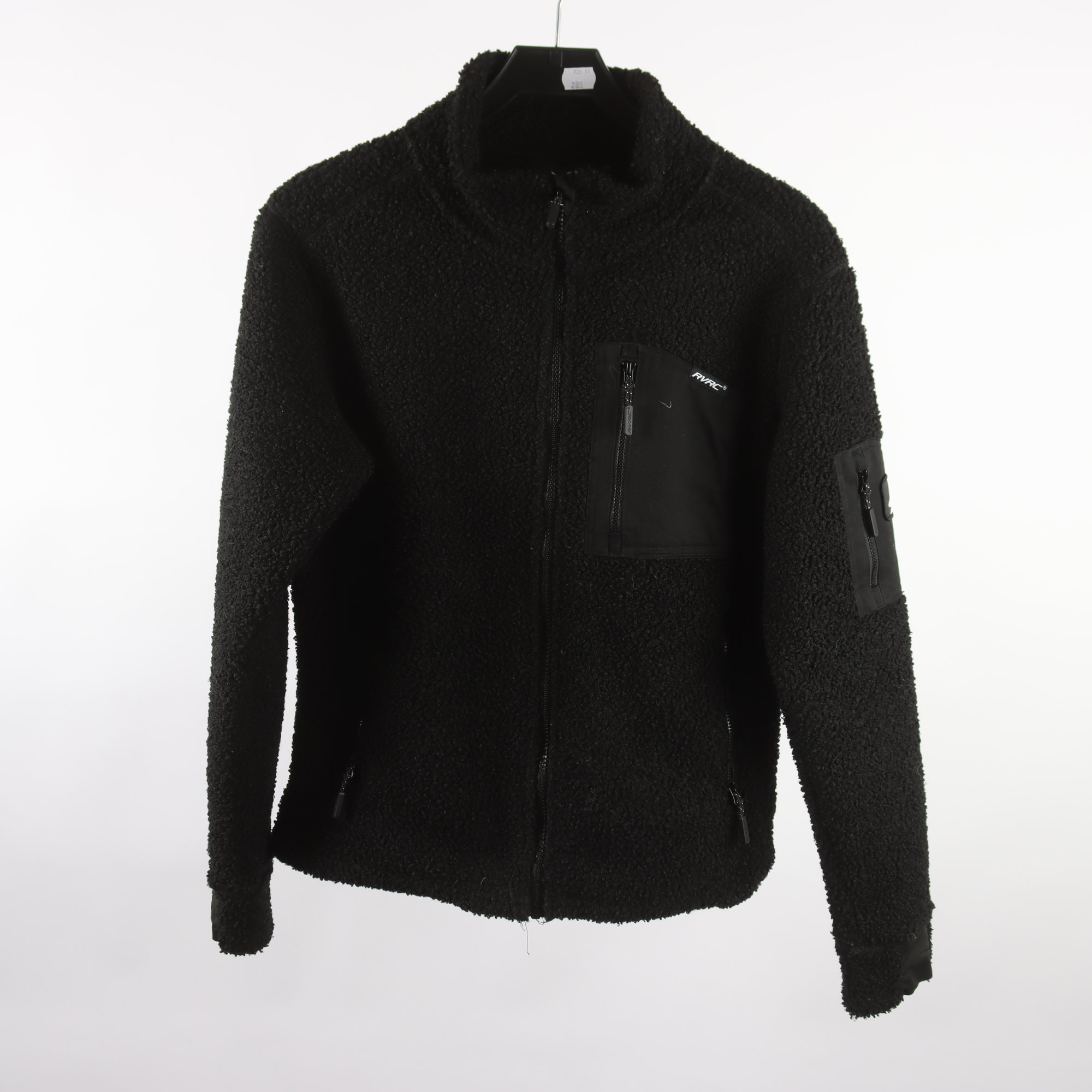 Teddy/fleecejacka, Revolution Race, svart, stl. XS