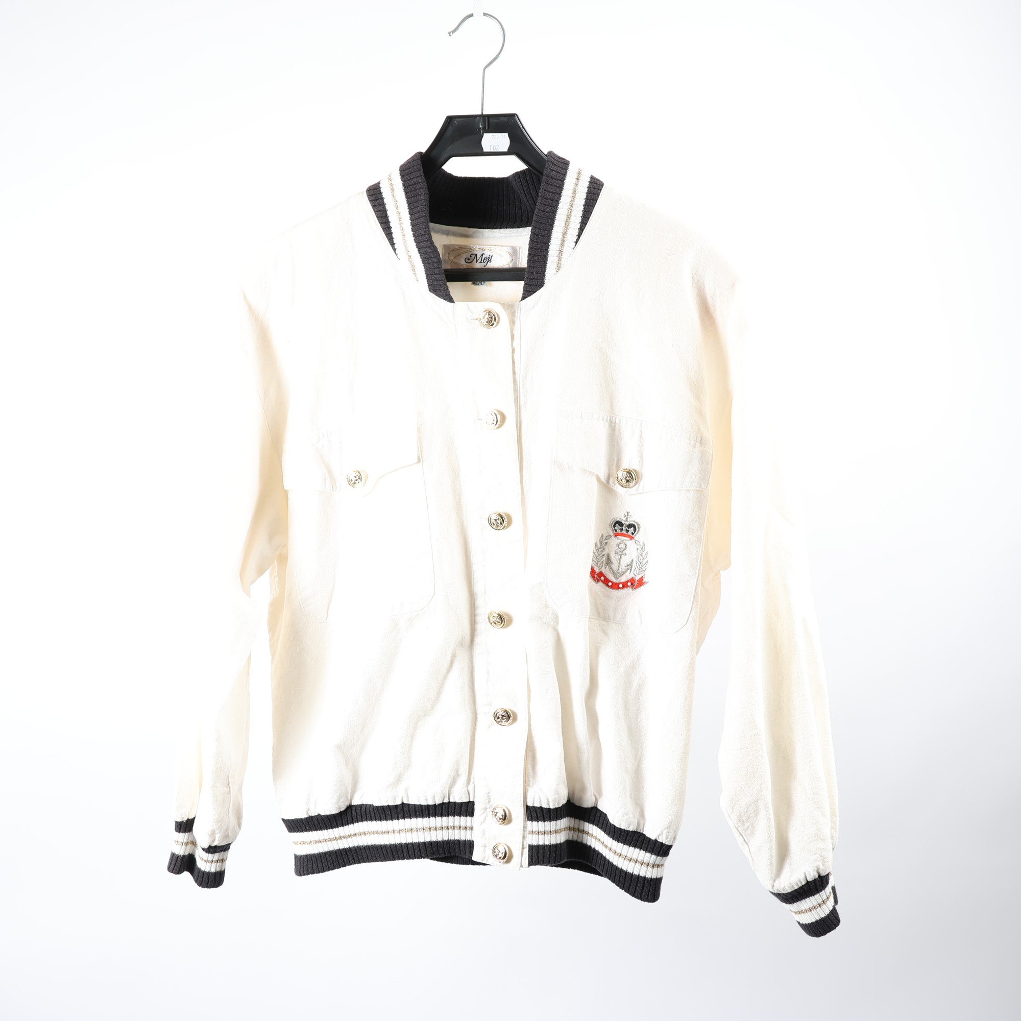 Jacka, vintage, Mejt, vit, stl. 42