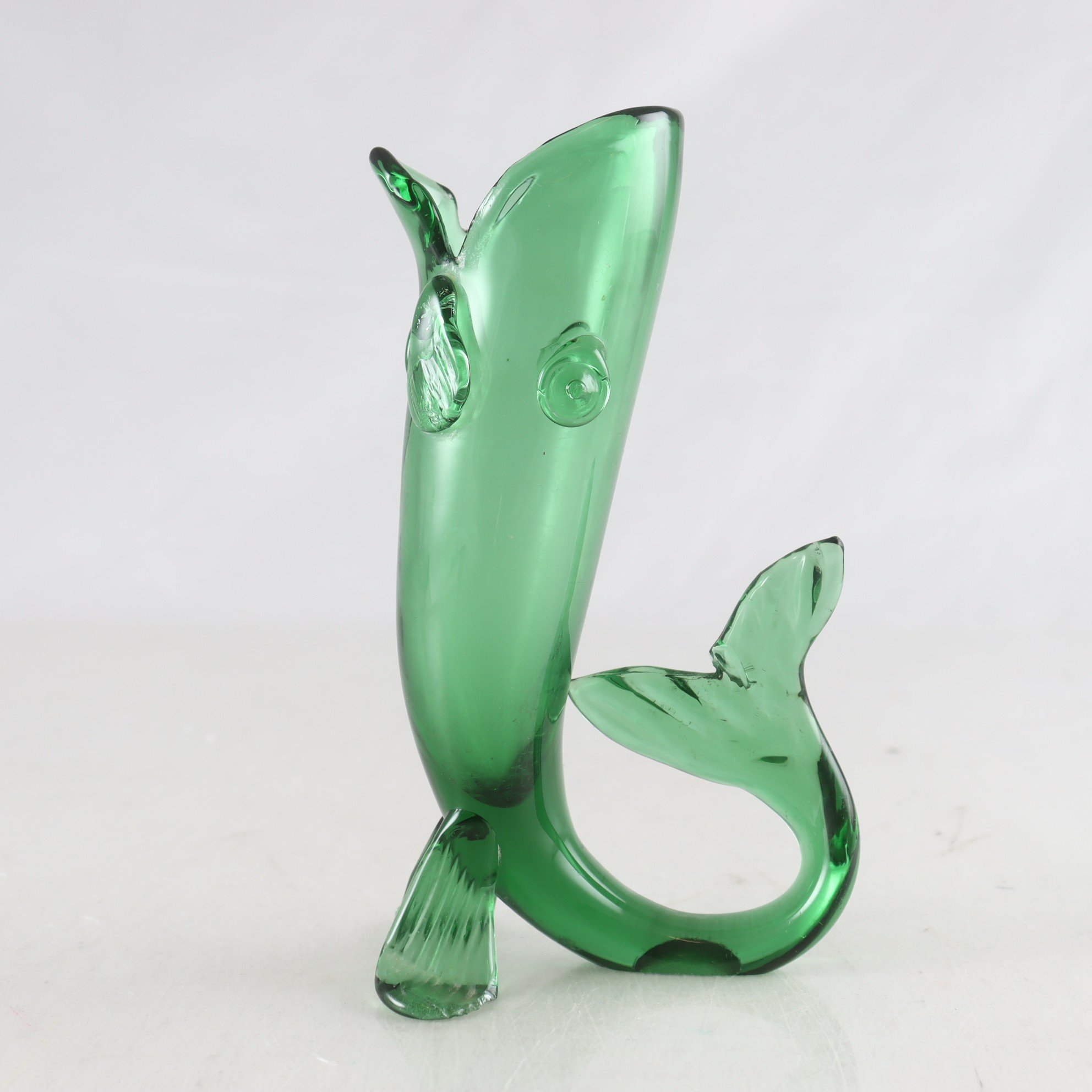 Vas, Trelleborgs glasbruk, Fisk, grön