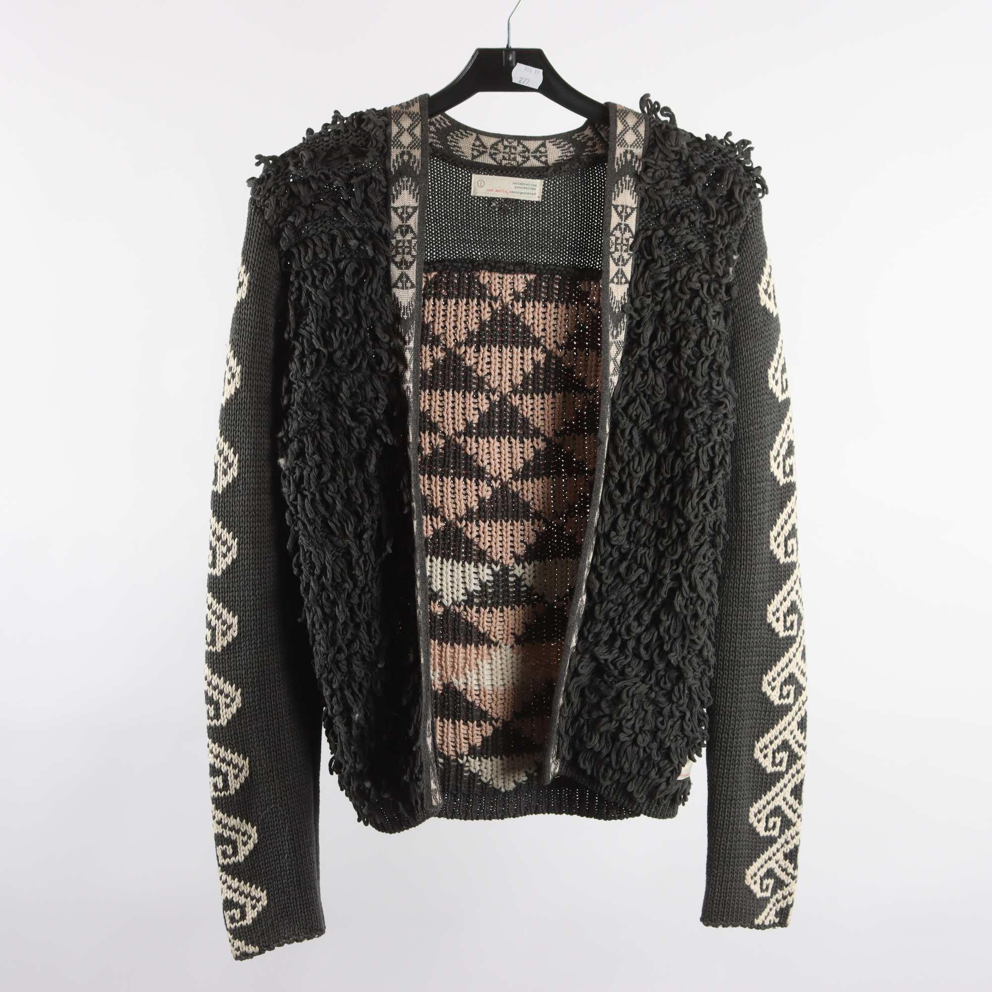 Kofta, Odd Molly, grå, mönstrad, stl. 1 (S)