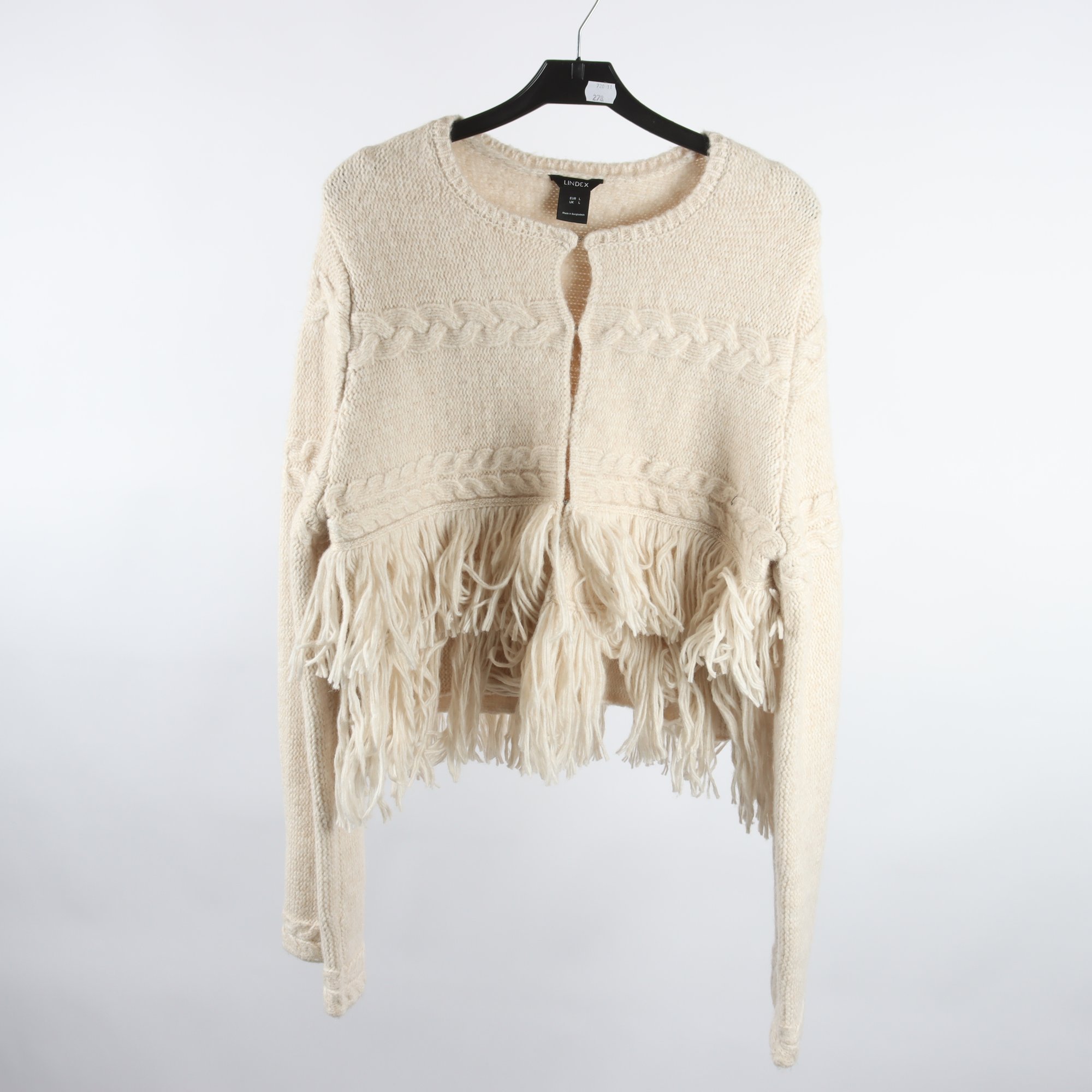 Kofta, Lindex, beige vit, stl. L