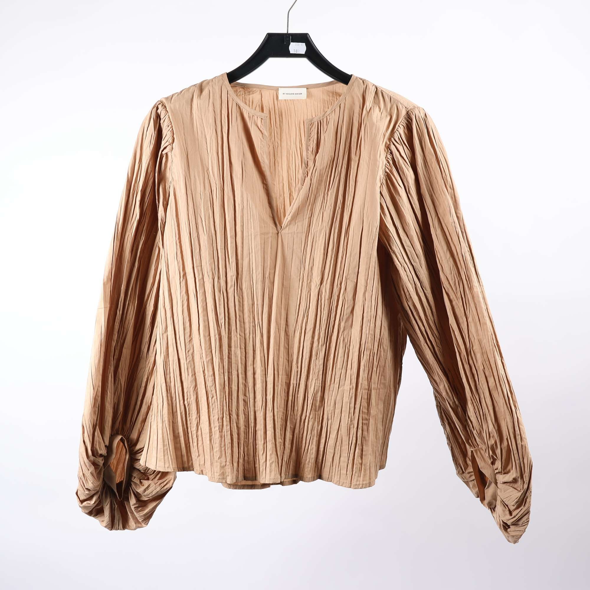 Blus, By Malene Birger, ljusbrun, stl. 36