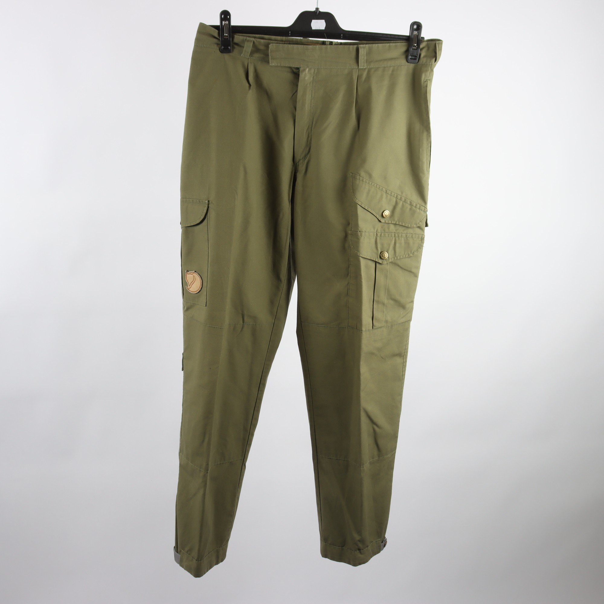 Friluftsbyxor, Fjällräven, grön, retro, stl. 50.