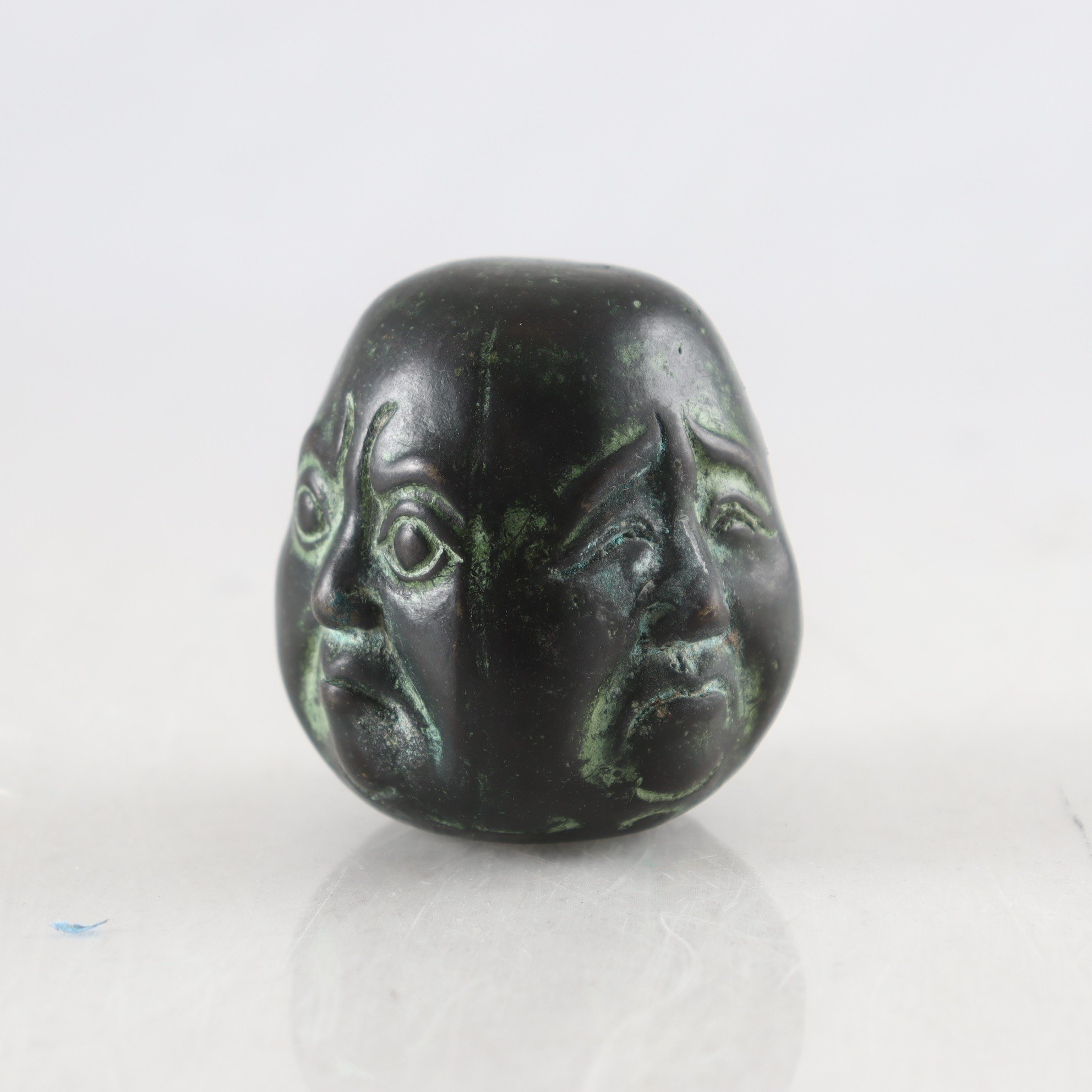 Skulptur, brons, Buddhas fyra ansikten