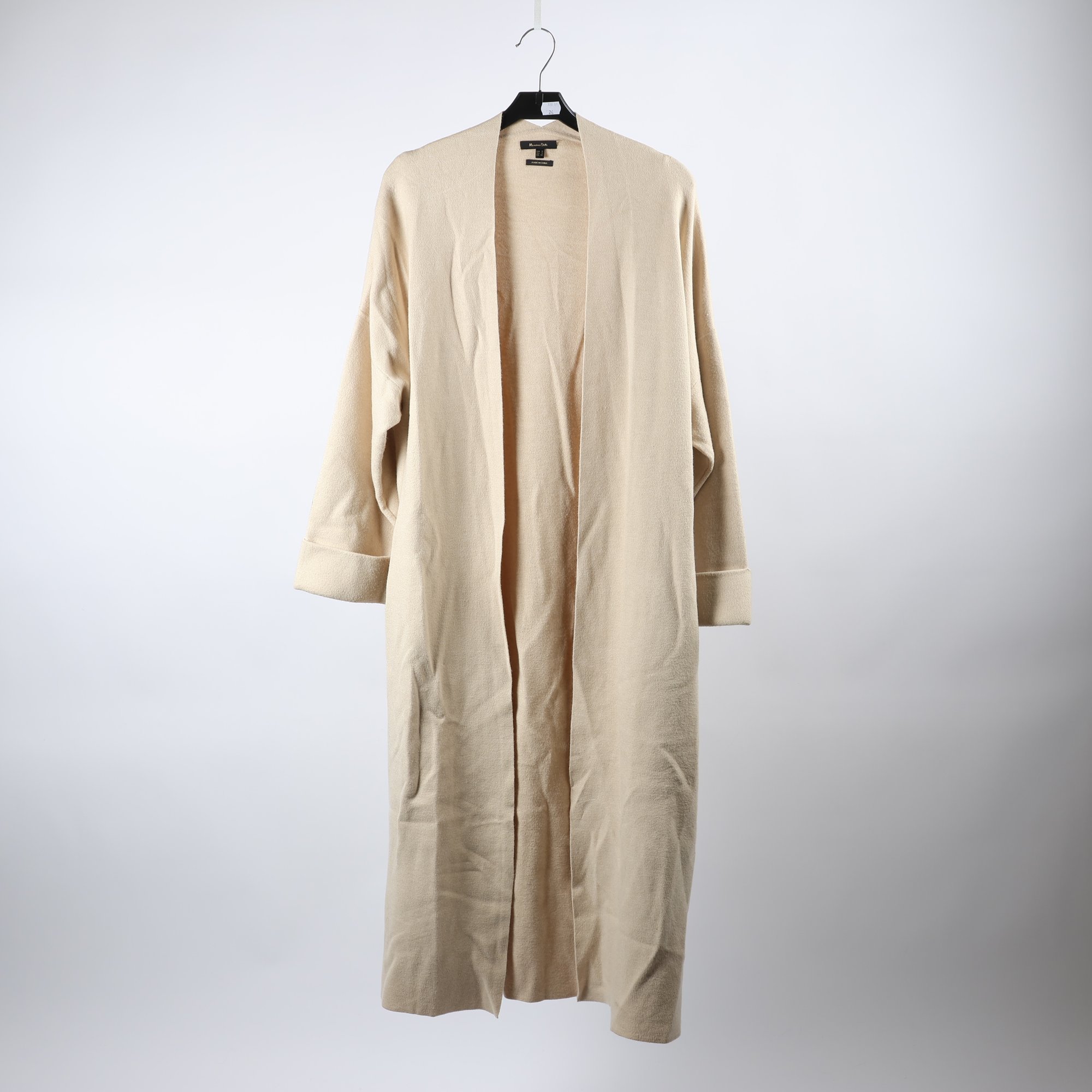 Kofta, lång, Massimo Dutti, beige, stl. S