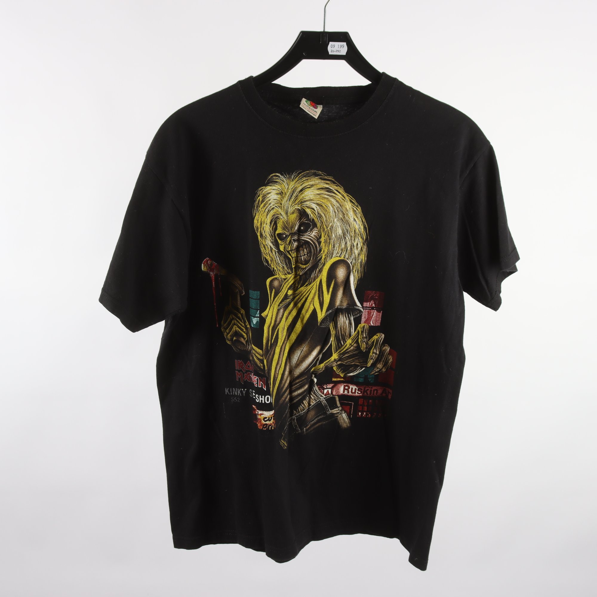 T-shirt, Fruit of the Loom, Iron Maiden England 2013, stl. L