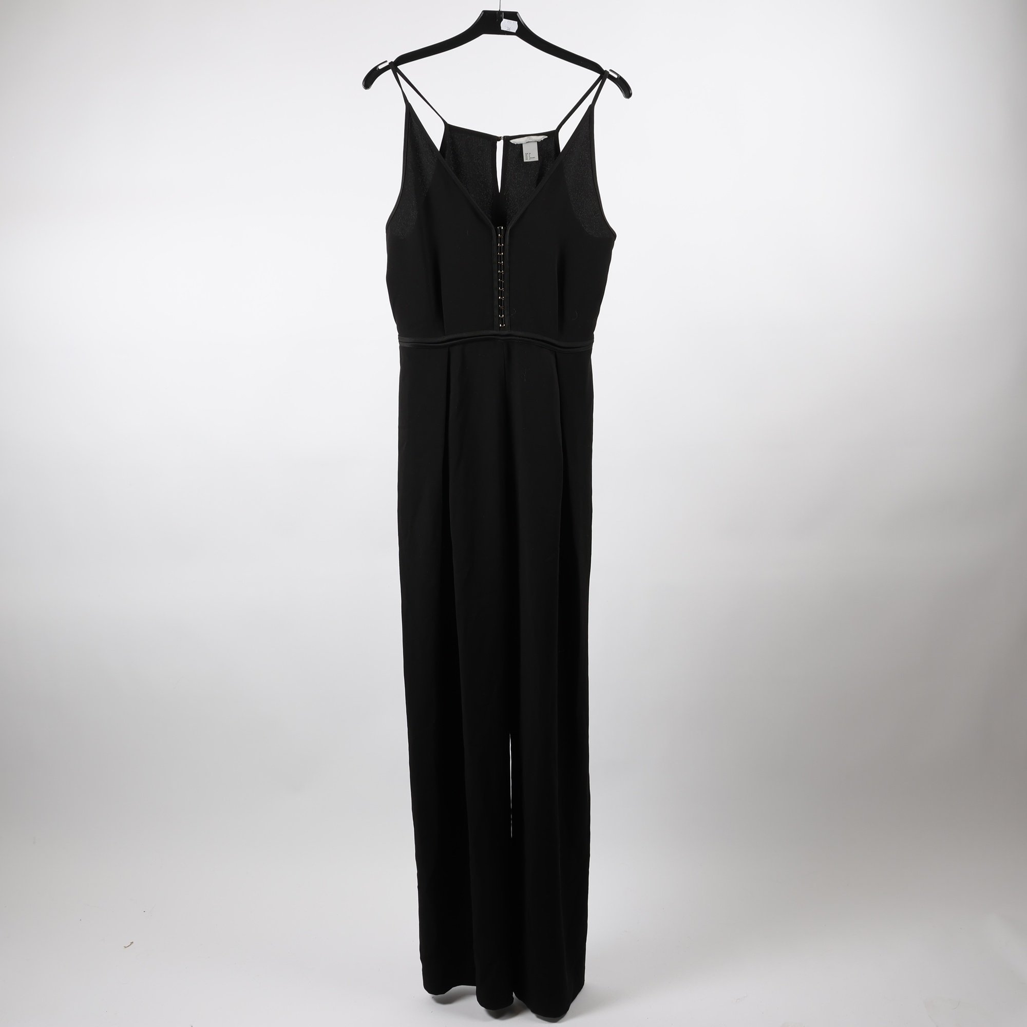 Byxdress, H&M, svart, stl. 36