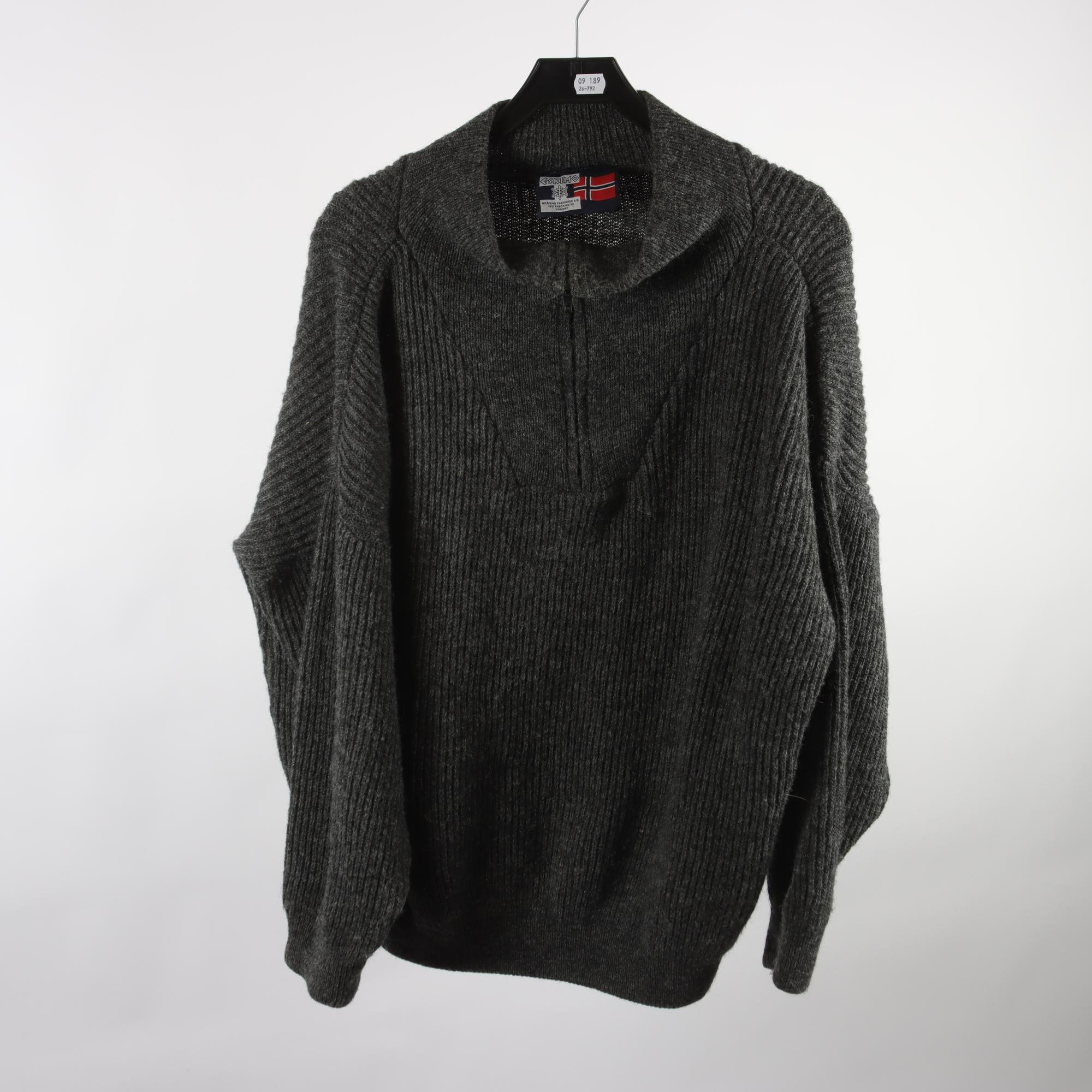 Stickad tröja, Eskimo, ullblandning, stl. L