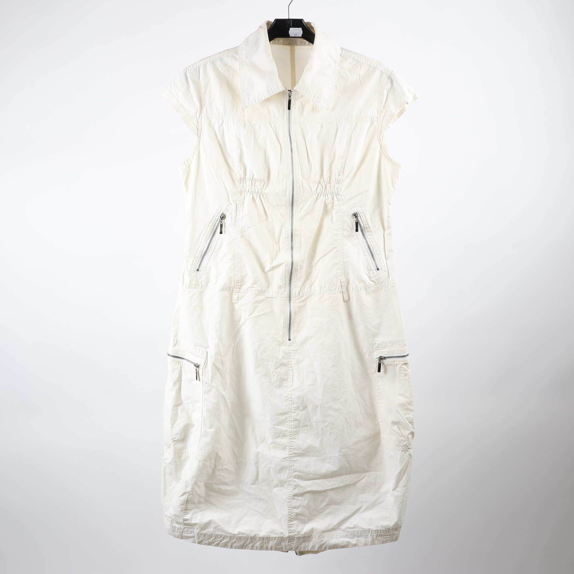 Klänning, MaxMara, offwhite, stl ca. S