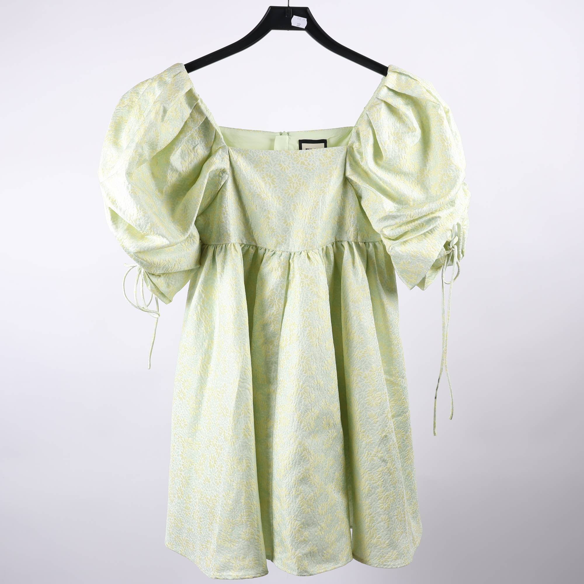 Klänning, Eye Doll, grön, gul, blommig, stl. M