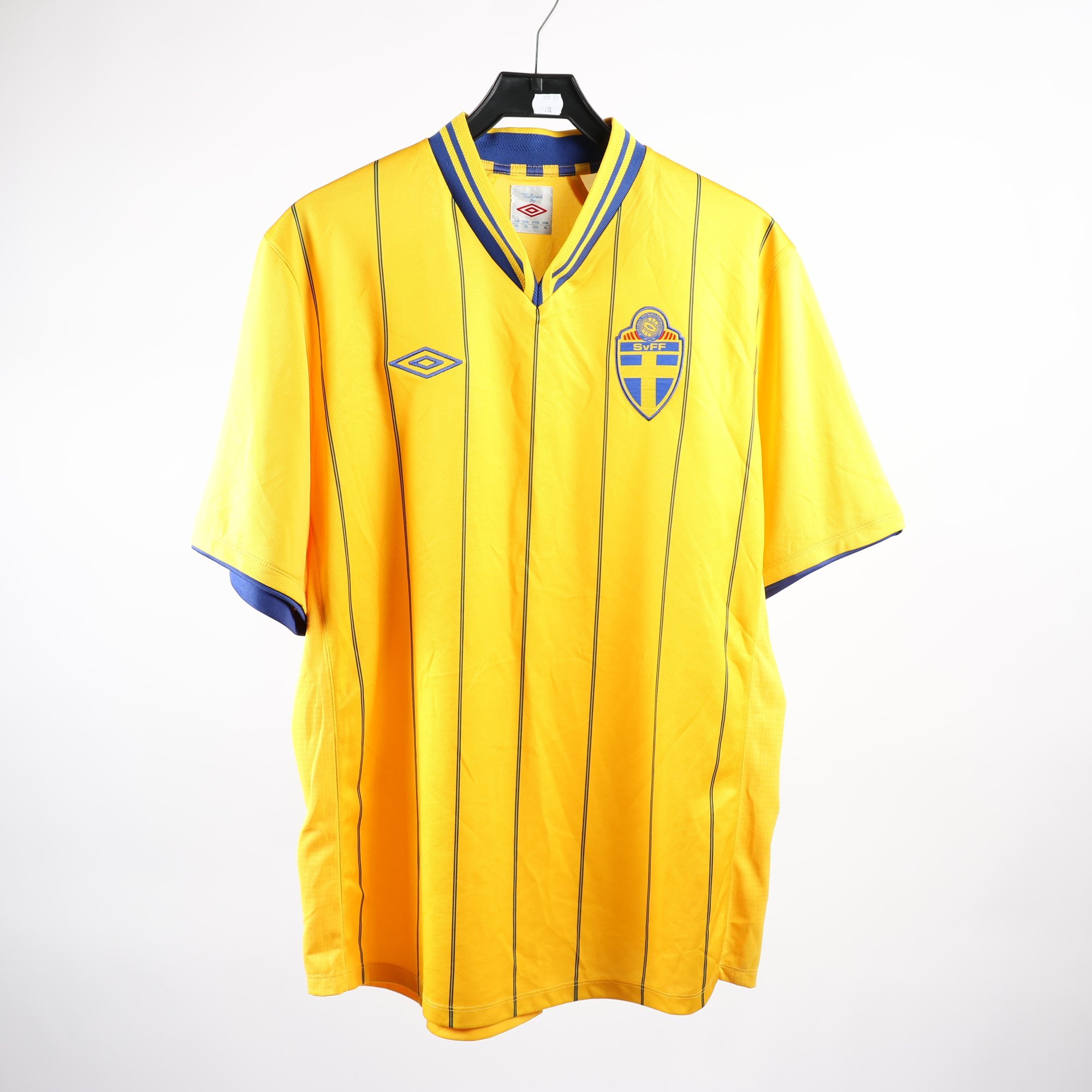 Sporttröja, Umbro, SvFF, gul, blå, stl. XL