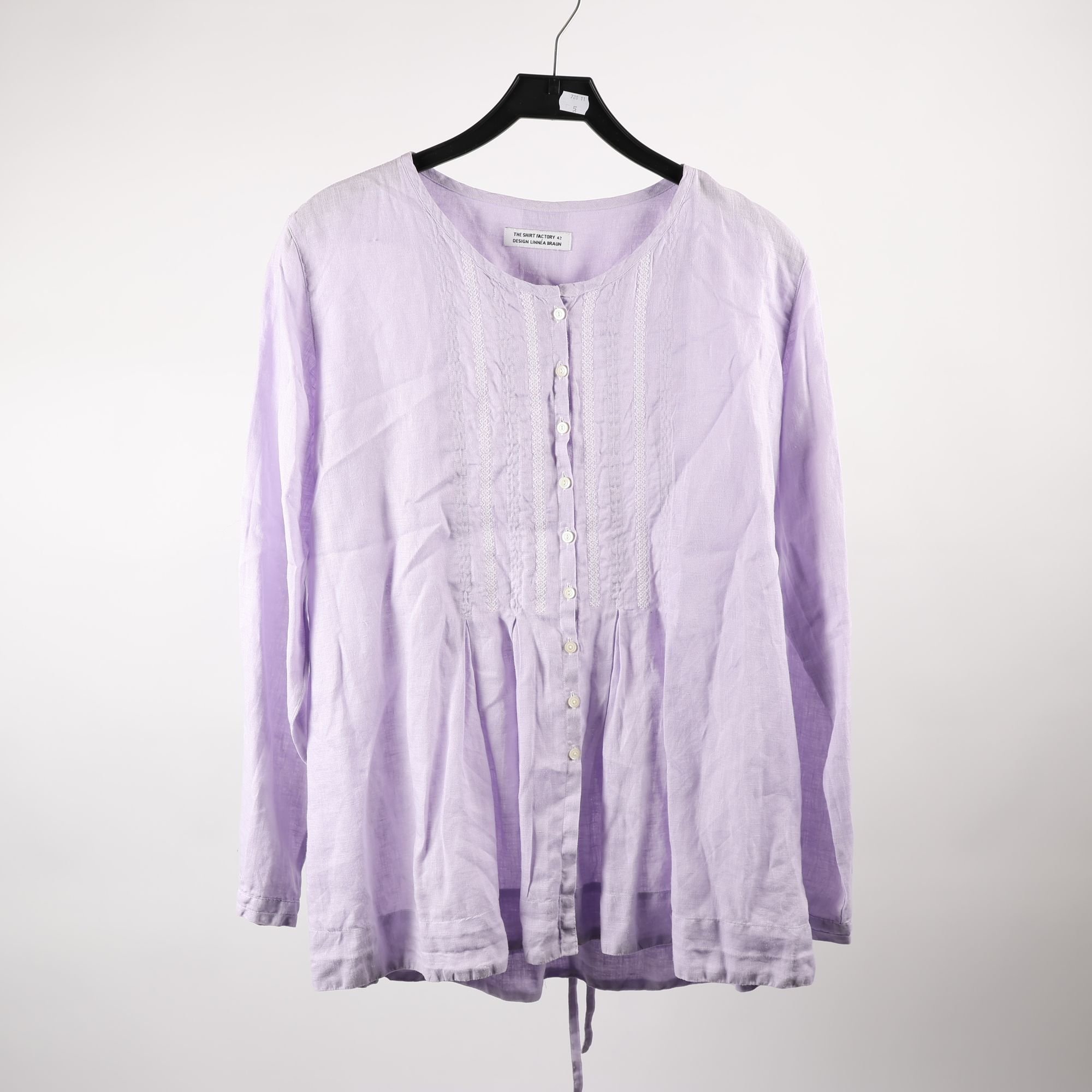 Blus, The Shirt Factory, lila, stl. 42