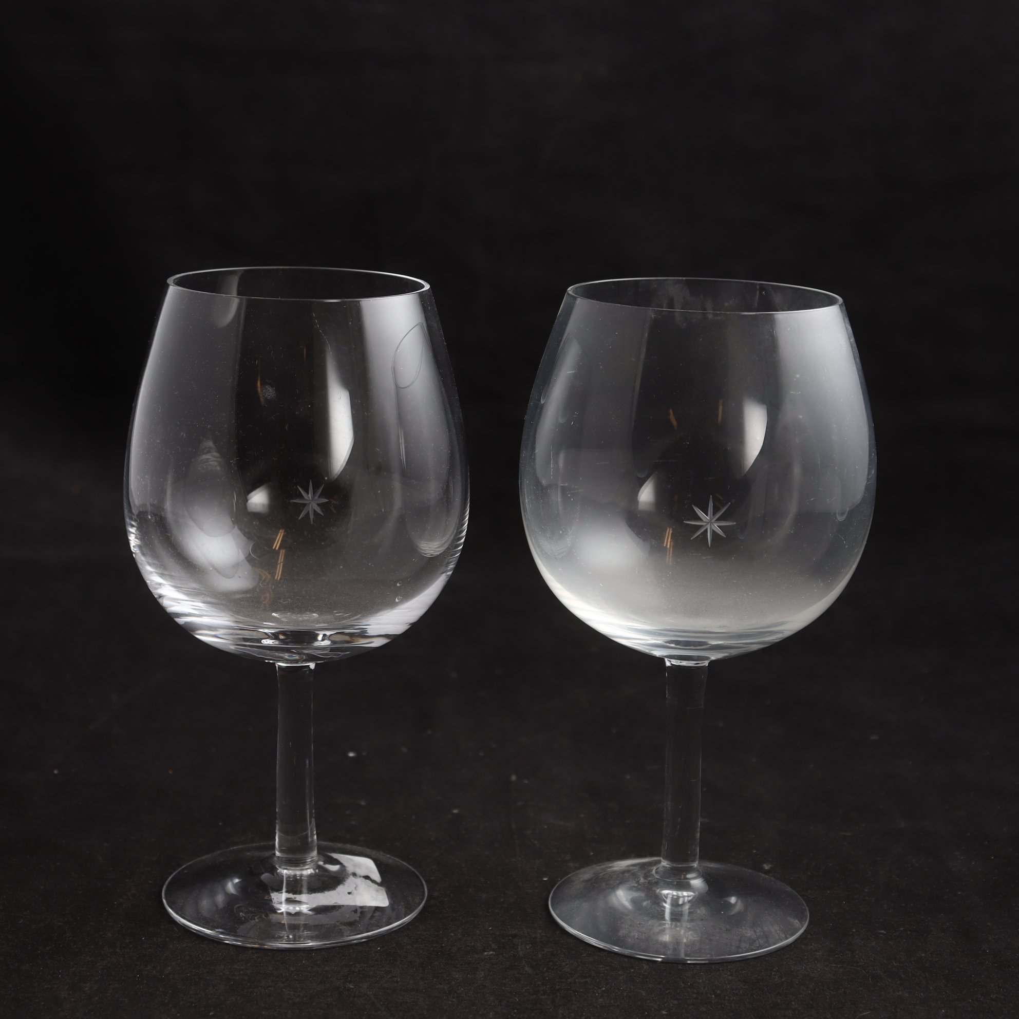 Rödvinsglas, Bouquet, Signe Persson Melin, Kosta Boda