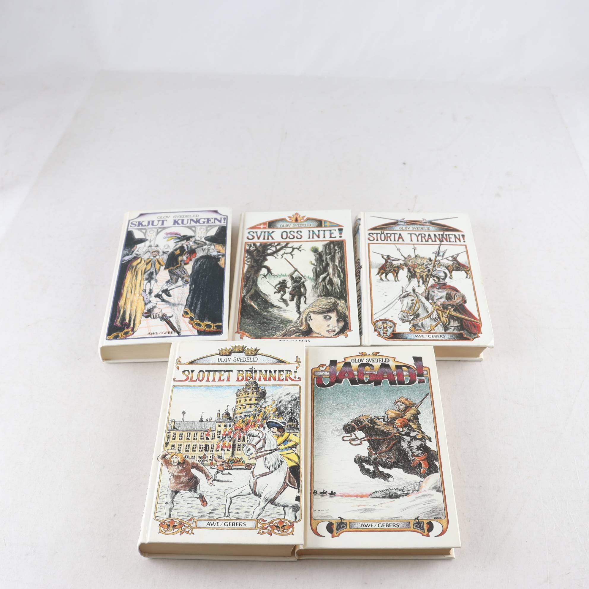 Olov Svedelid, bokpaket med 5 volymer